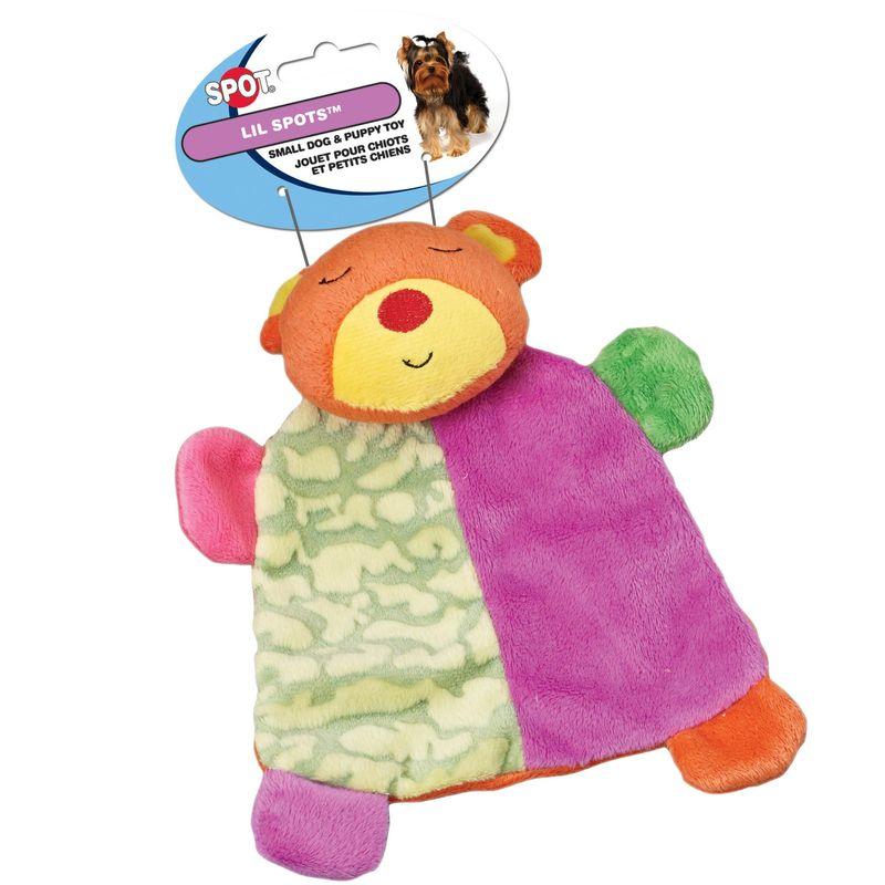 Ethical Spot Lil Spots Plush Blanket Dog Toy, Assorted Colors
