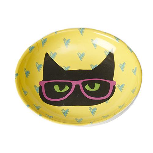 PetRageous Smart Kitty Cat Saucer, 5-in