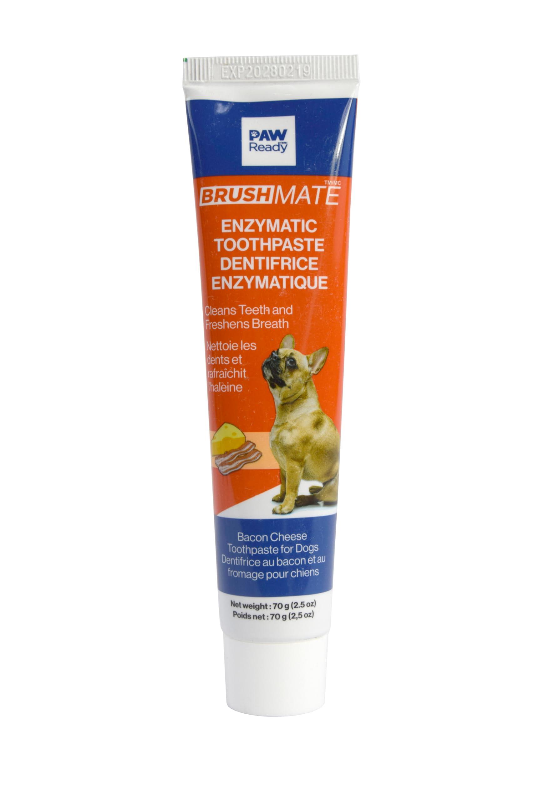 Paw Ready BrushMate Bacon Cheese Enzymatic Pet Toothpaste