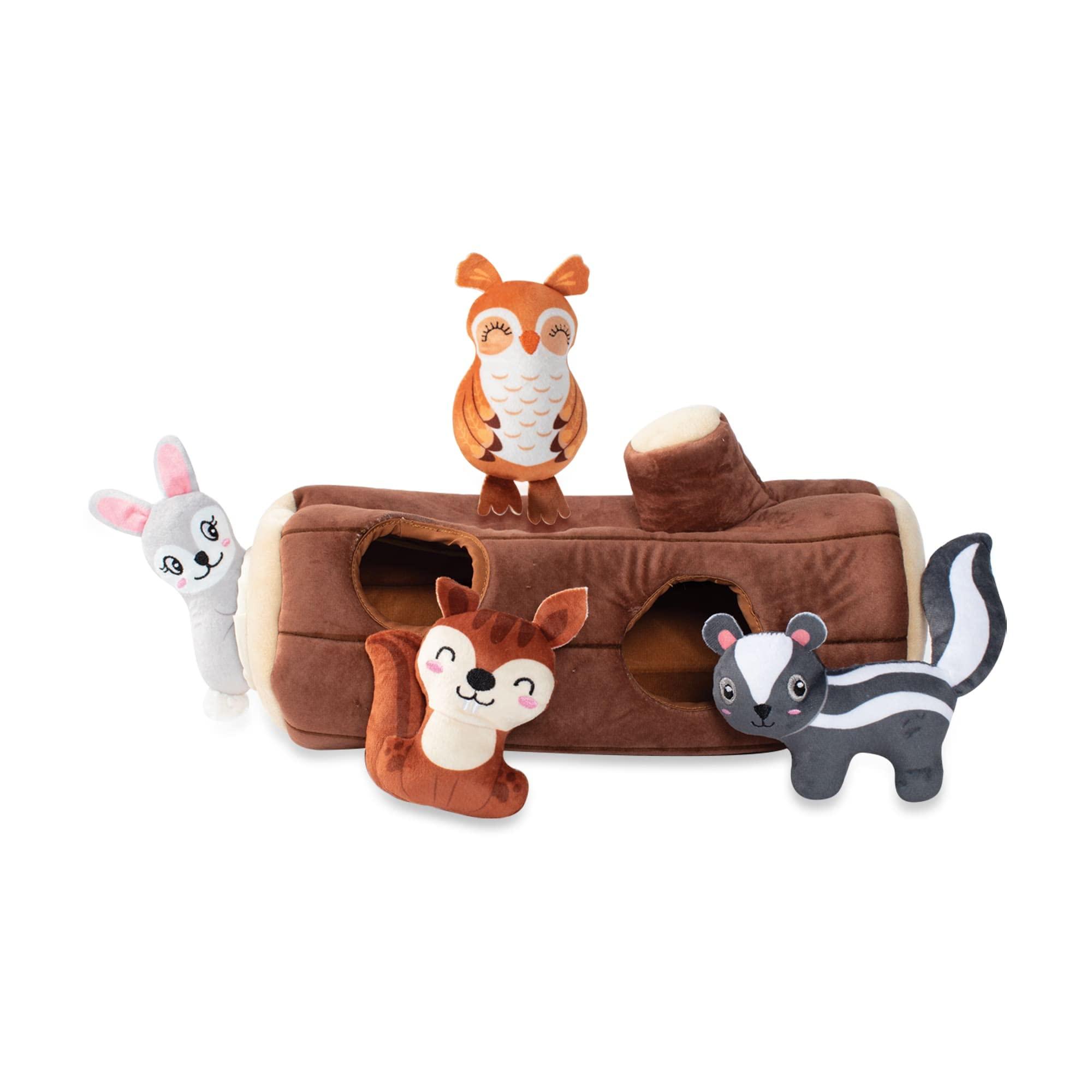 PetShop by Fringe Studio Branch Out Hide & Seek Plush Dog Toy, 5-piece