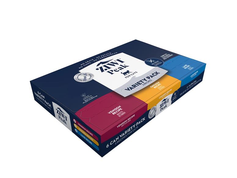 ZIWI Peak Venison, Chicken, Lamb Variety Pack Wet Cat Food Can, 3-oz|85-gram, 6-pk