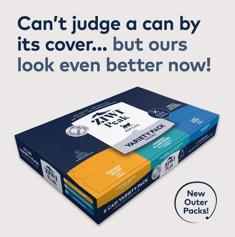 ZIWI Peak Chicken, Lamb & Mackerel, Lamb Variety Pack Wet Cat Food Can