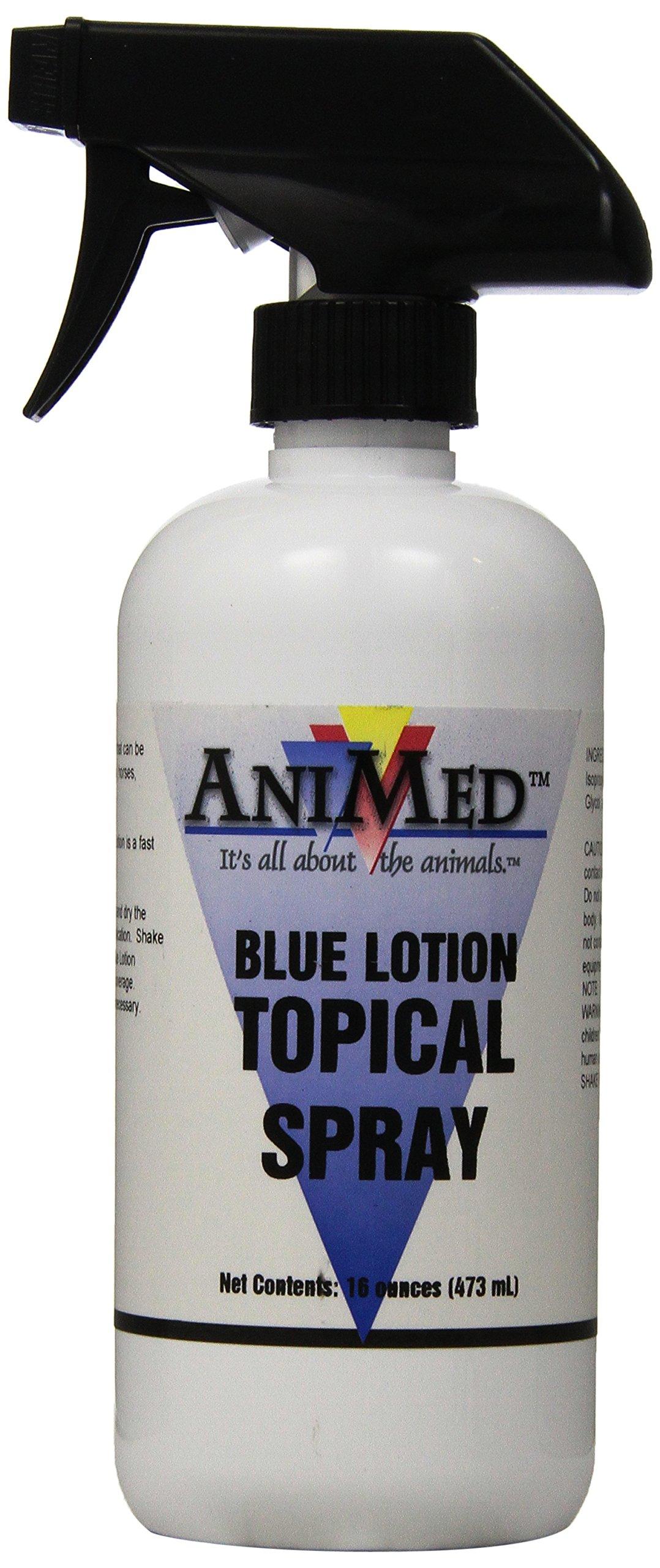 AniMed Blue Lotion Topical Spray for Livestock