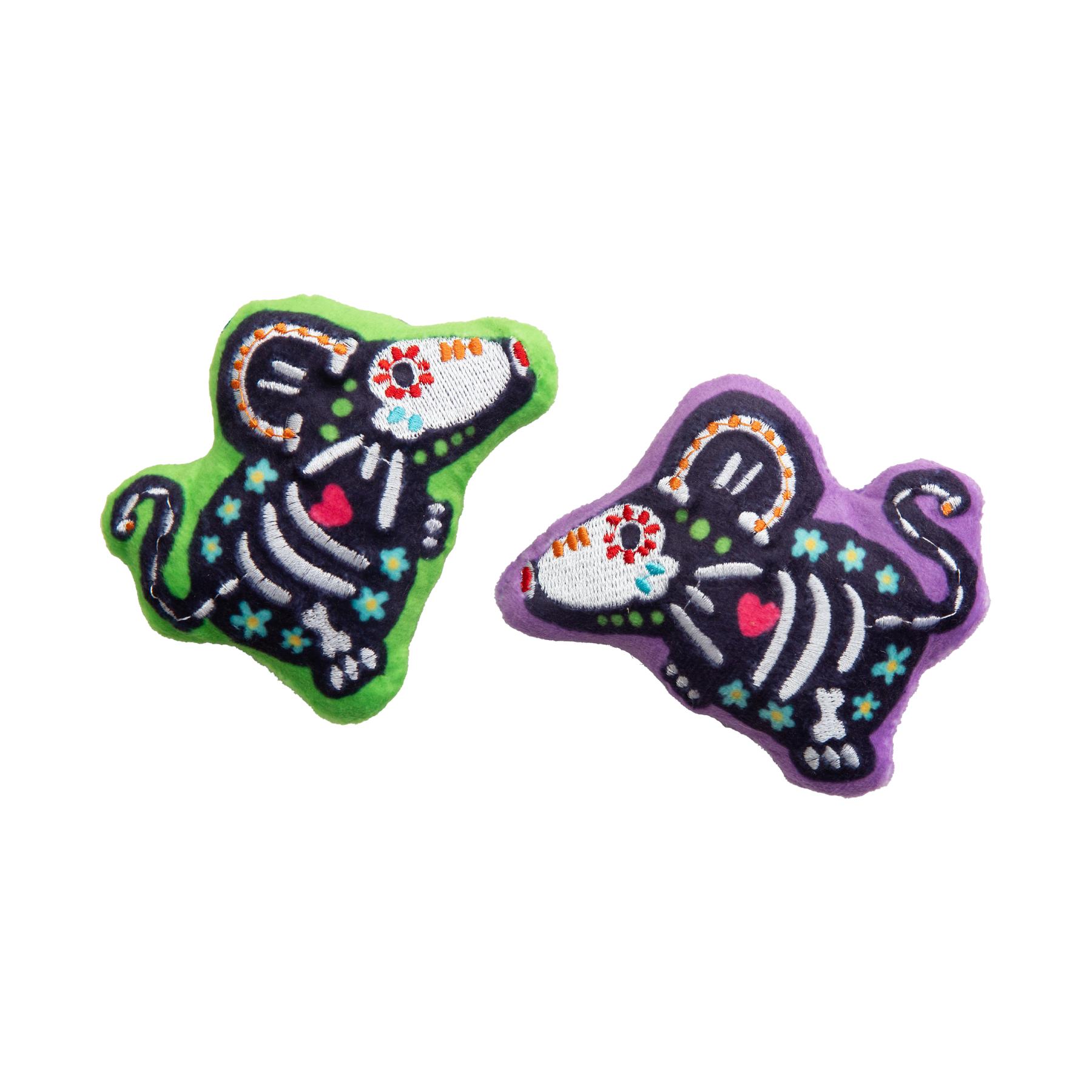 Snugarooz Day of the Dead Mice Cat Toy