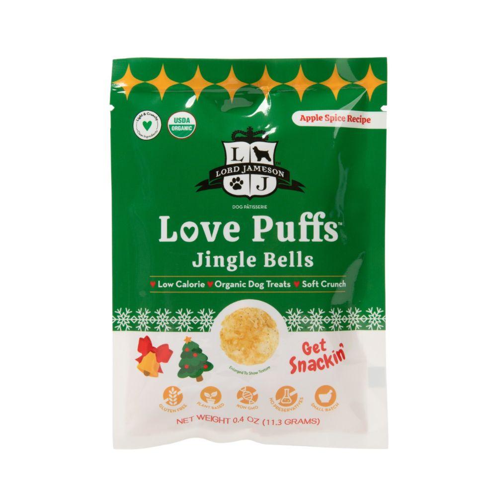 Lord Jameson Love Puffs Jingle Bell Apple Spice Snack Pack Dog Treats