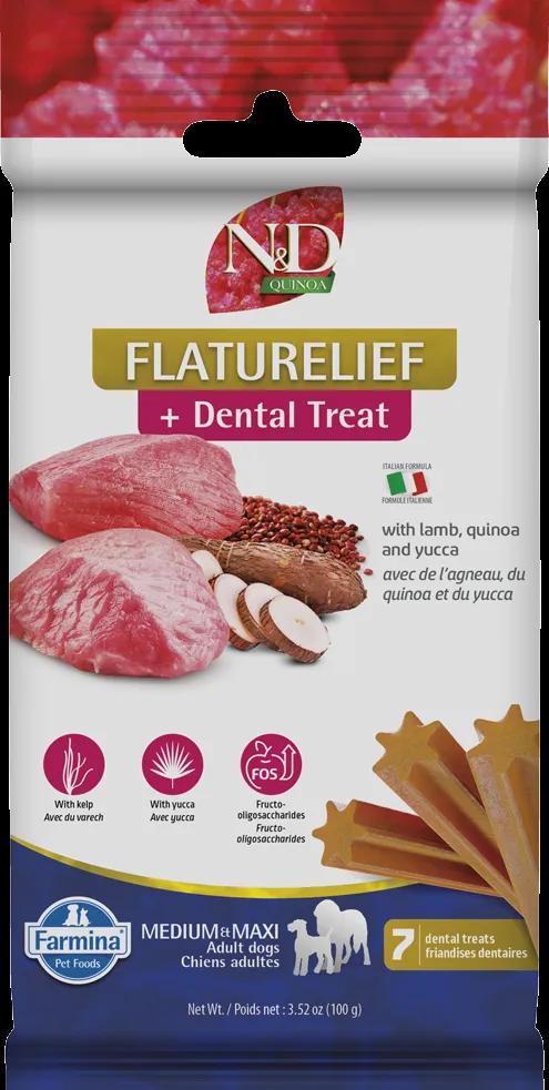 Farmina N&D Quinoa Flaturelief Lamb Adult Medium & Maxi Dog Treats
