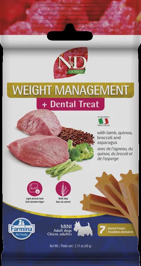 Farmina N&D Quinoa Weight Management Lamb Adult Mini Dog Treats