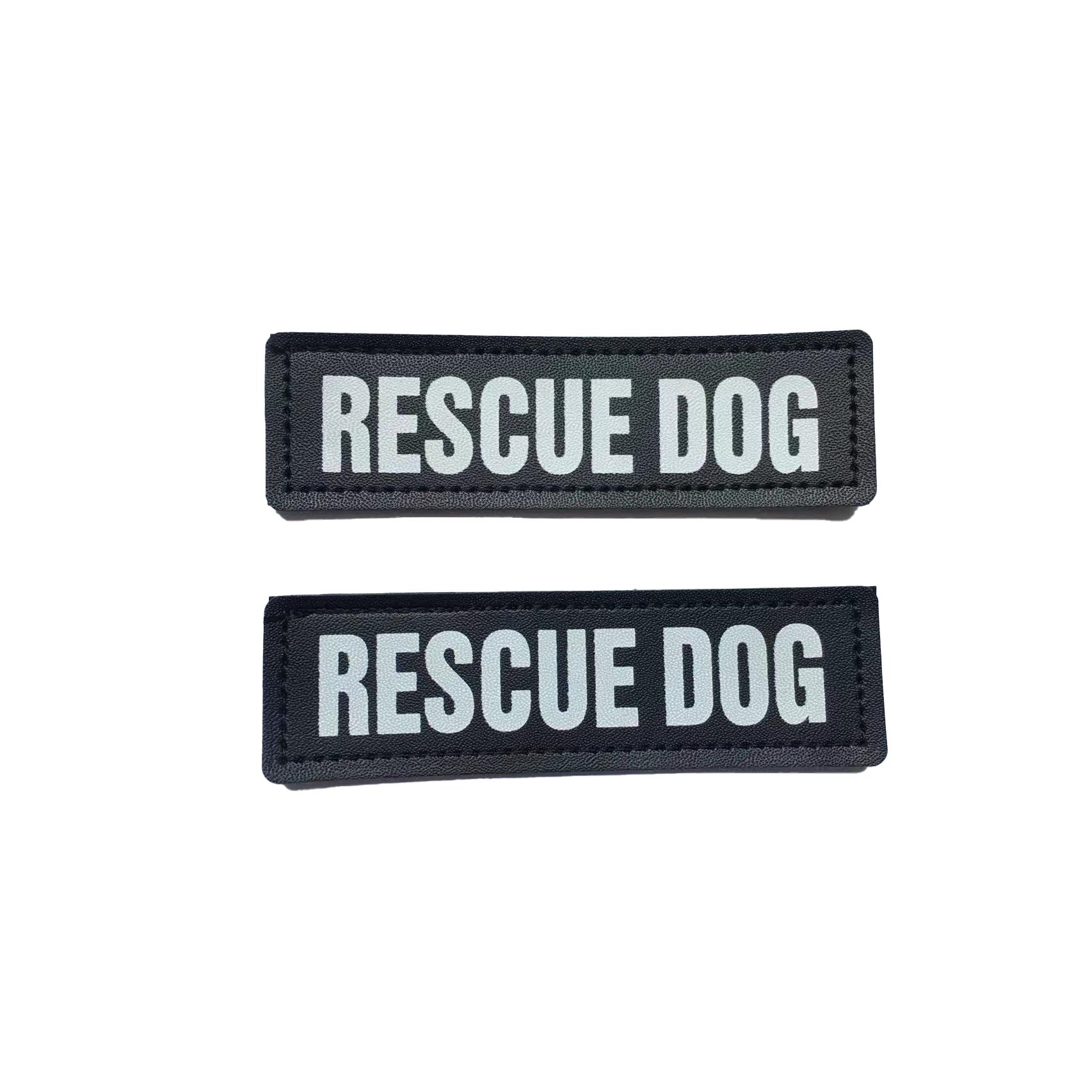 Bark Appeal Rescue Dog Patch for Dog Harnesses, Medium-Large