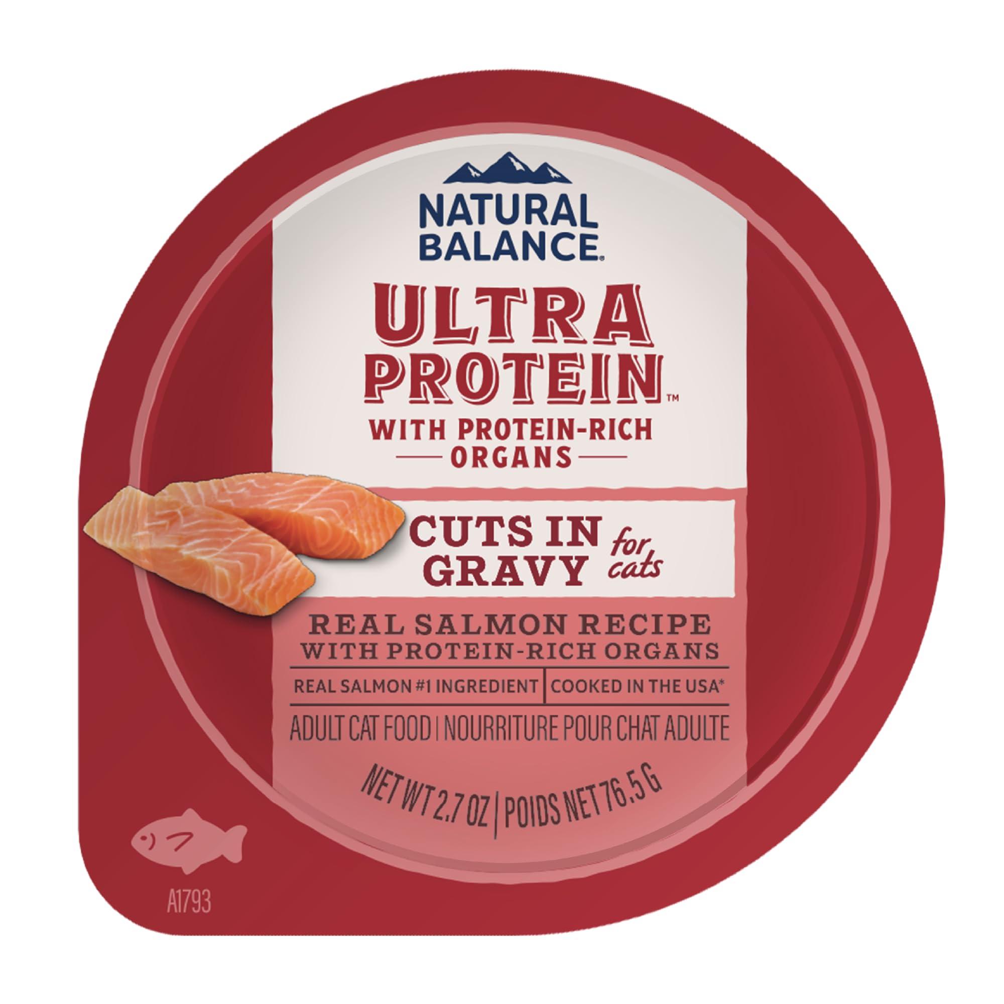 Natural Balance Ultra Protein Cuts in Gravy Salmon Wet Cat Food