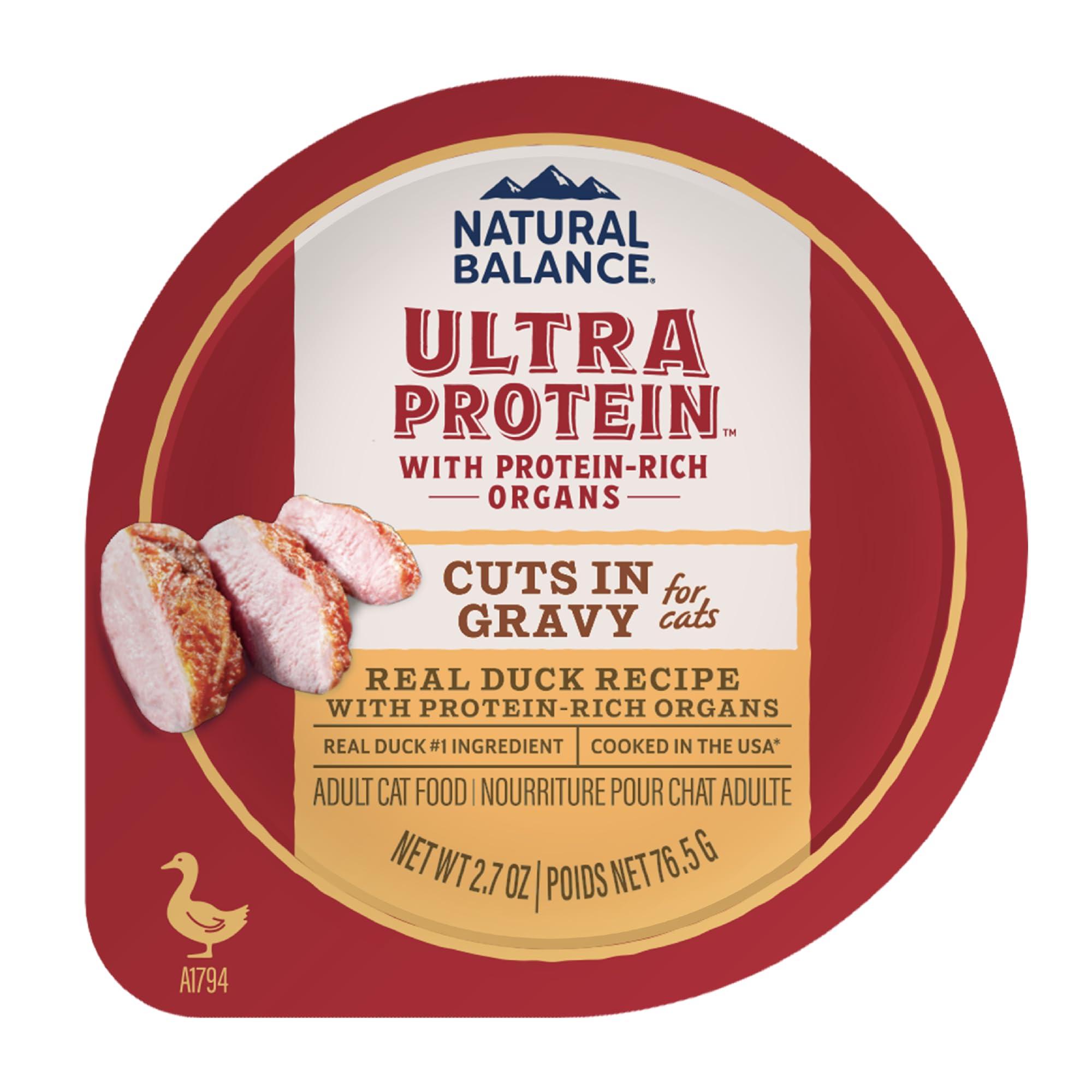 Natural Balance Ultra Protein Cuts in Gravy Duck Wet Cat Food