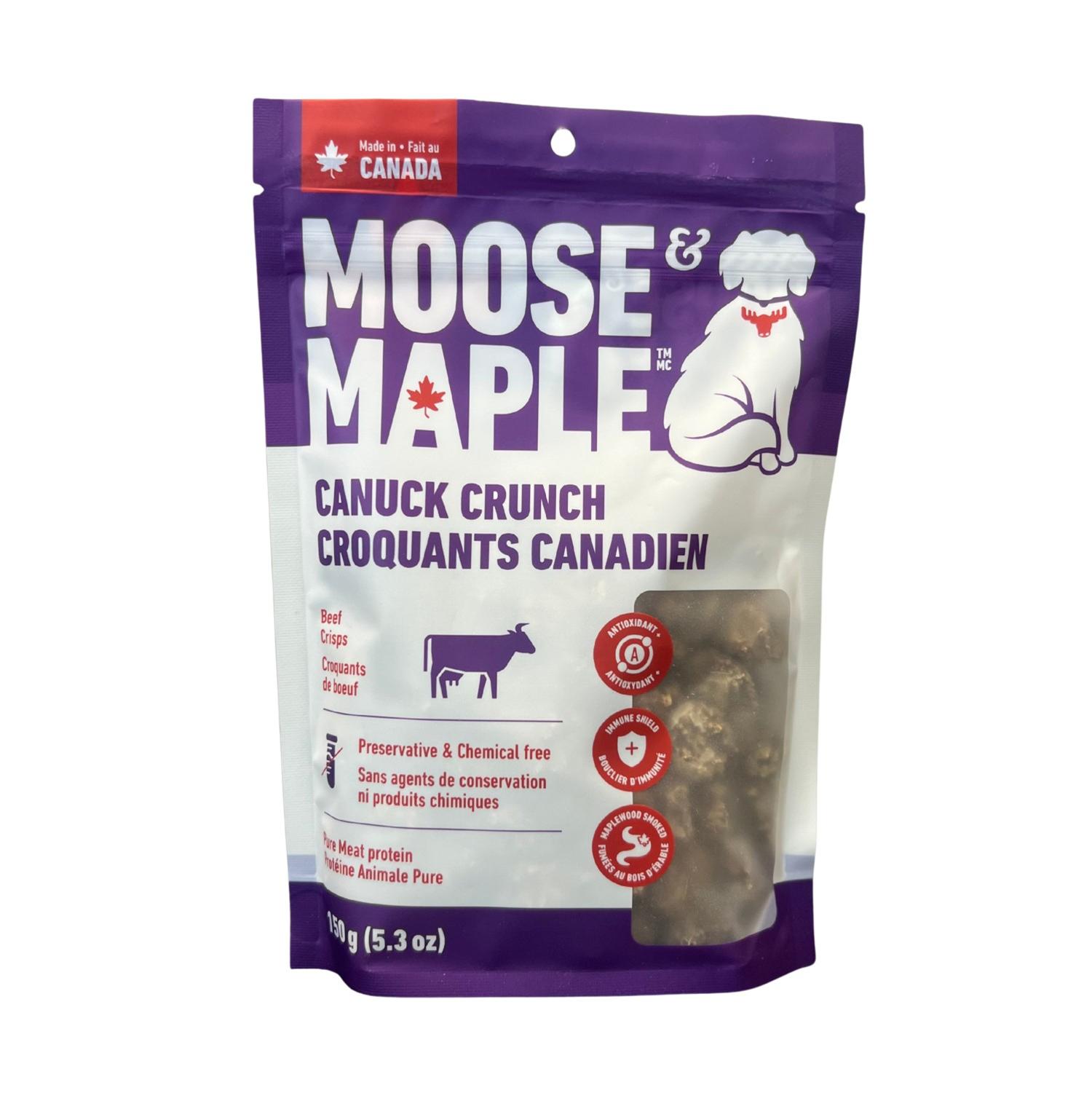 Moose & Maple Canuck Crunch Beef Dog Treats