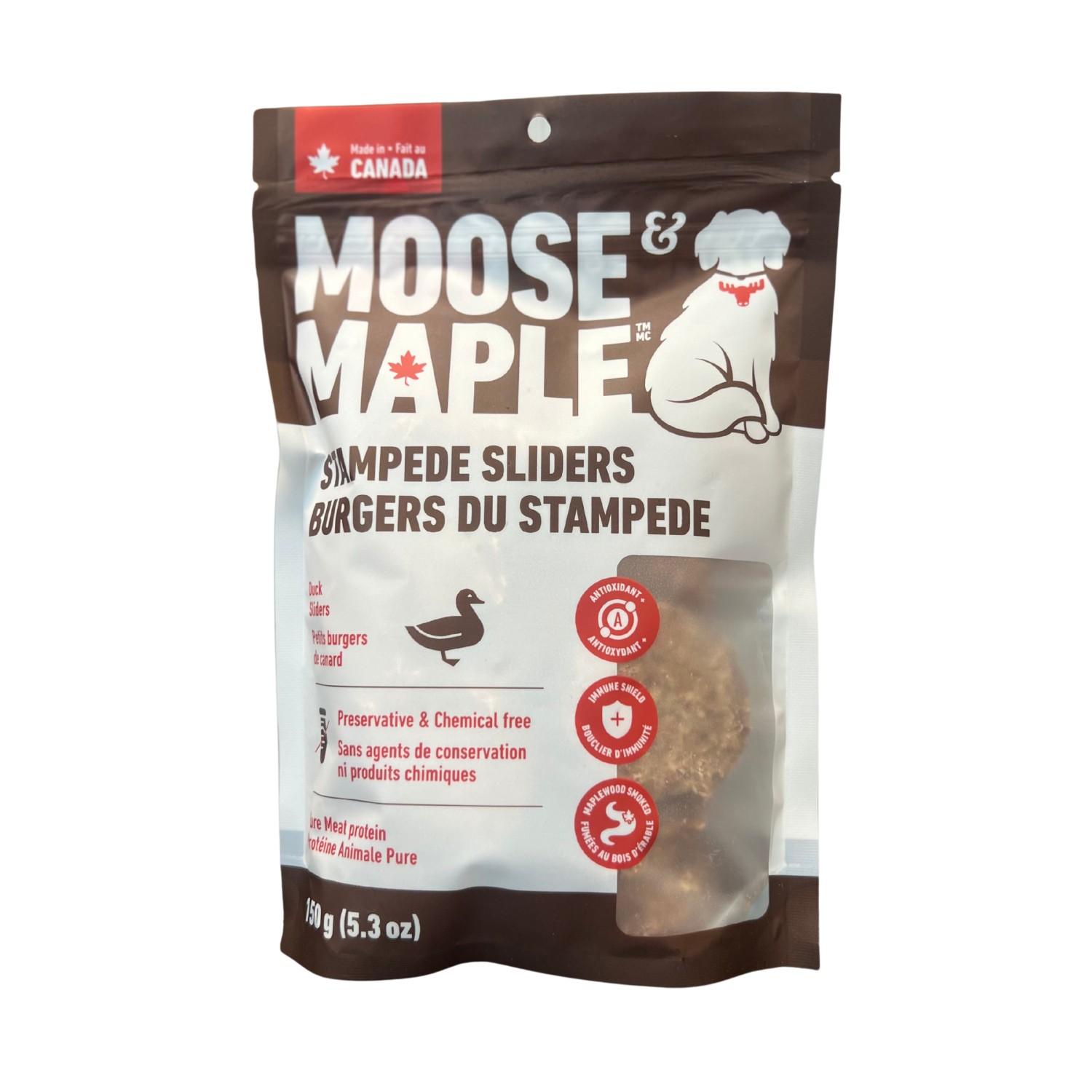 Moose & Maple Stampede Sliders Duck Dog Treats, 150-gram