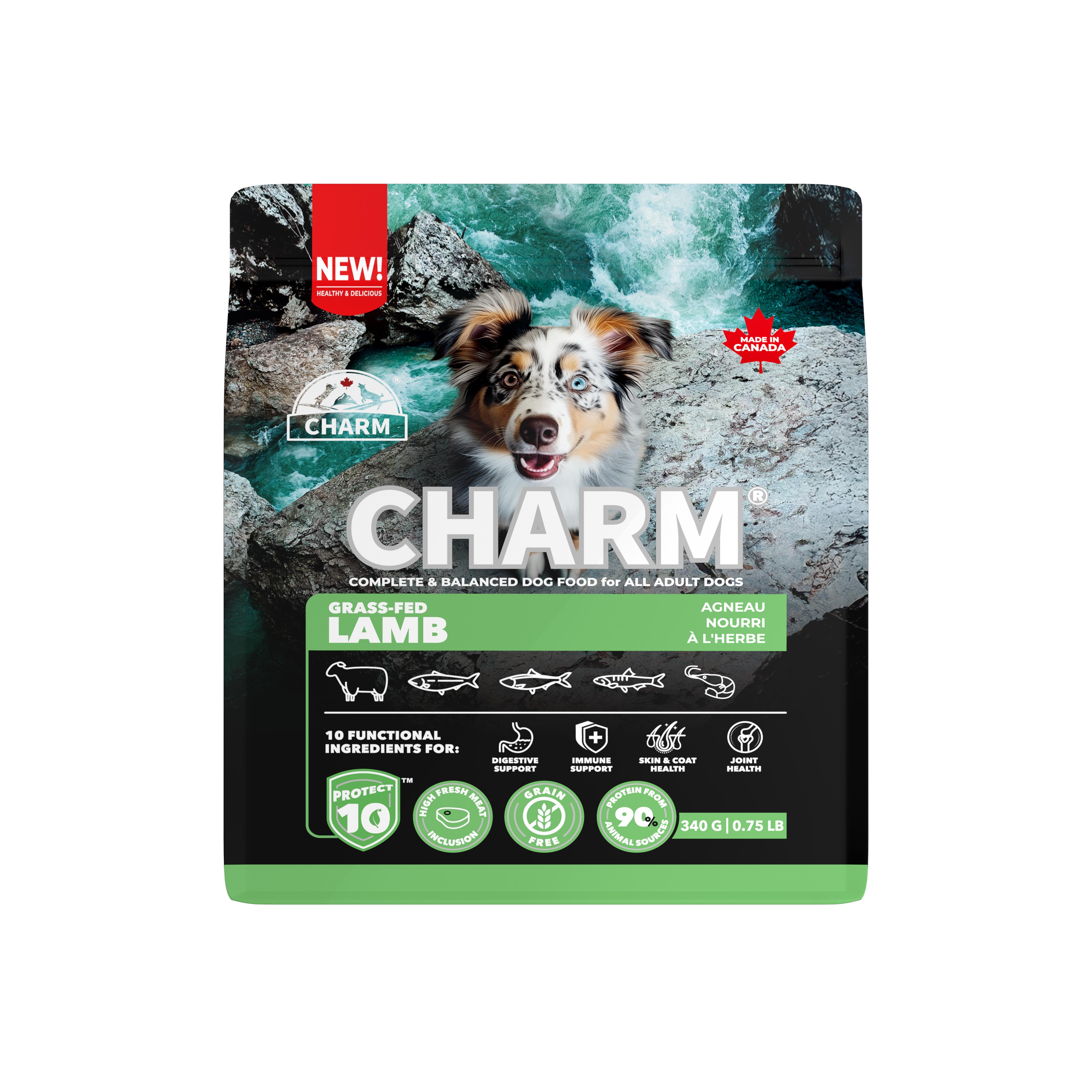 Charm Pet Food Grass-Fed Lamb Dry Dog Food