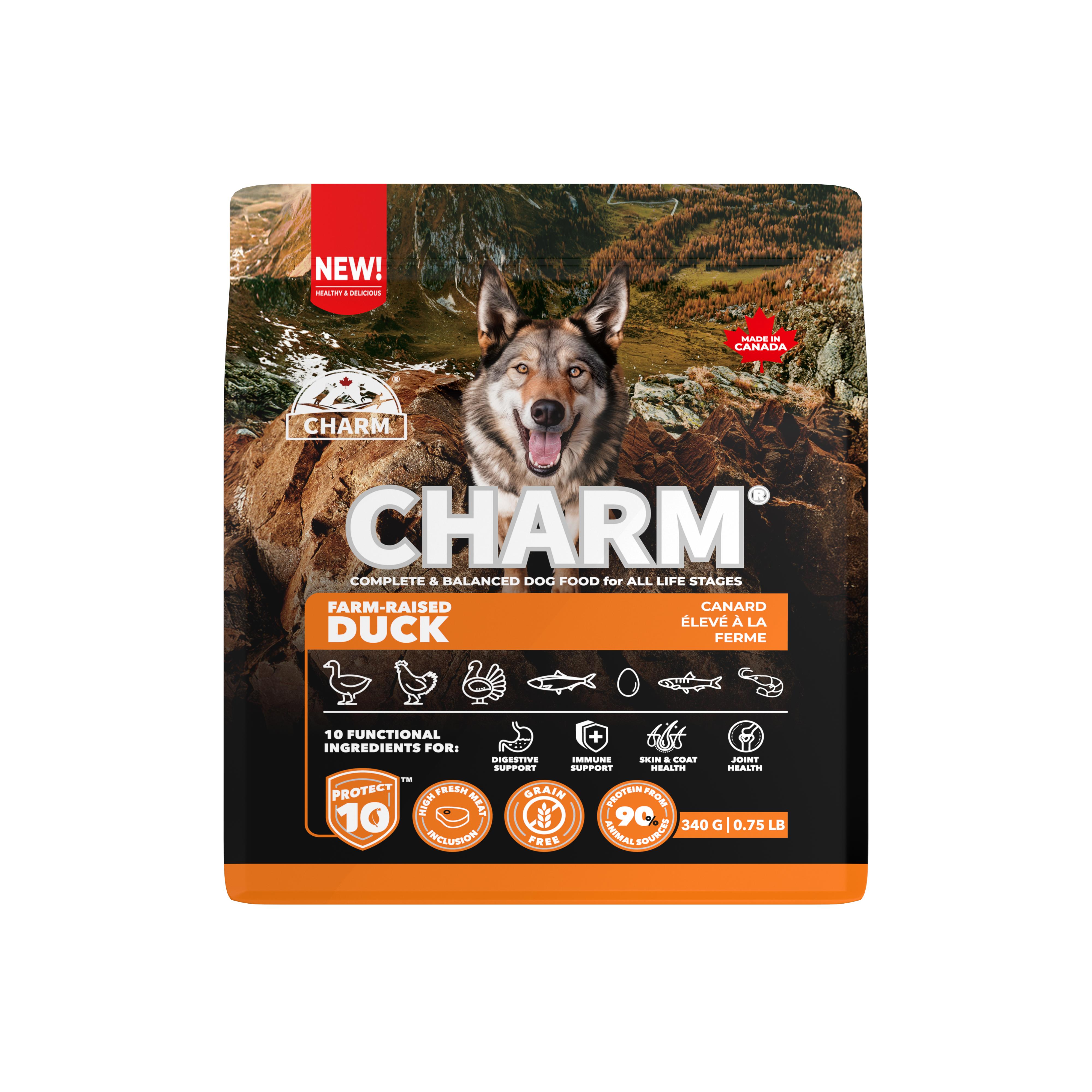 Charm Pet Food Farm-Raised Duck Dry Dog Food