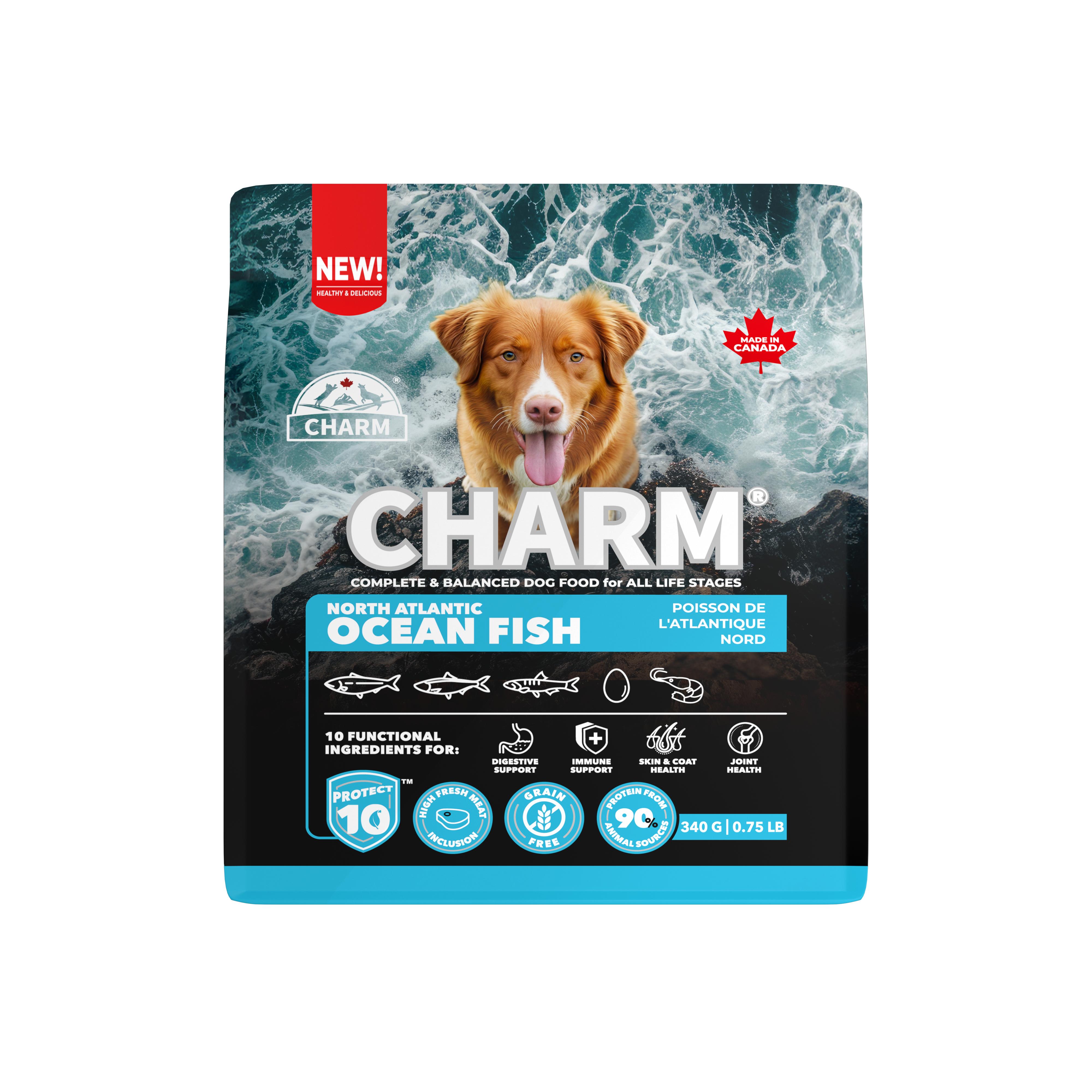 Charm Pet Food North Atlantic Ocean Fish Dry Dog Food