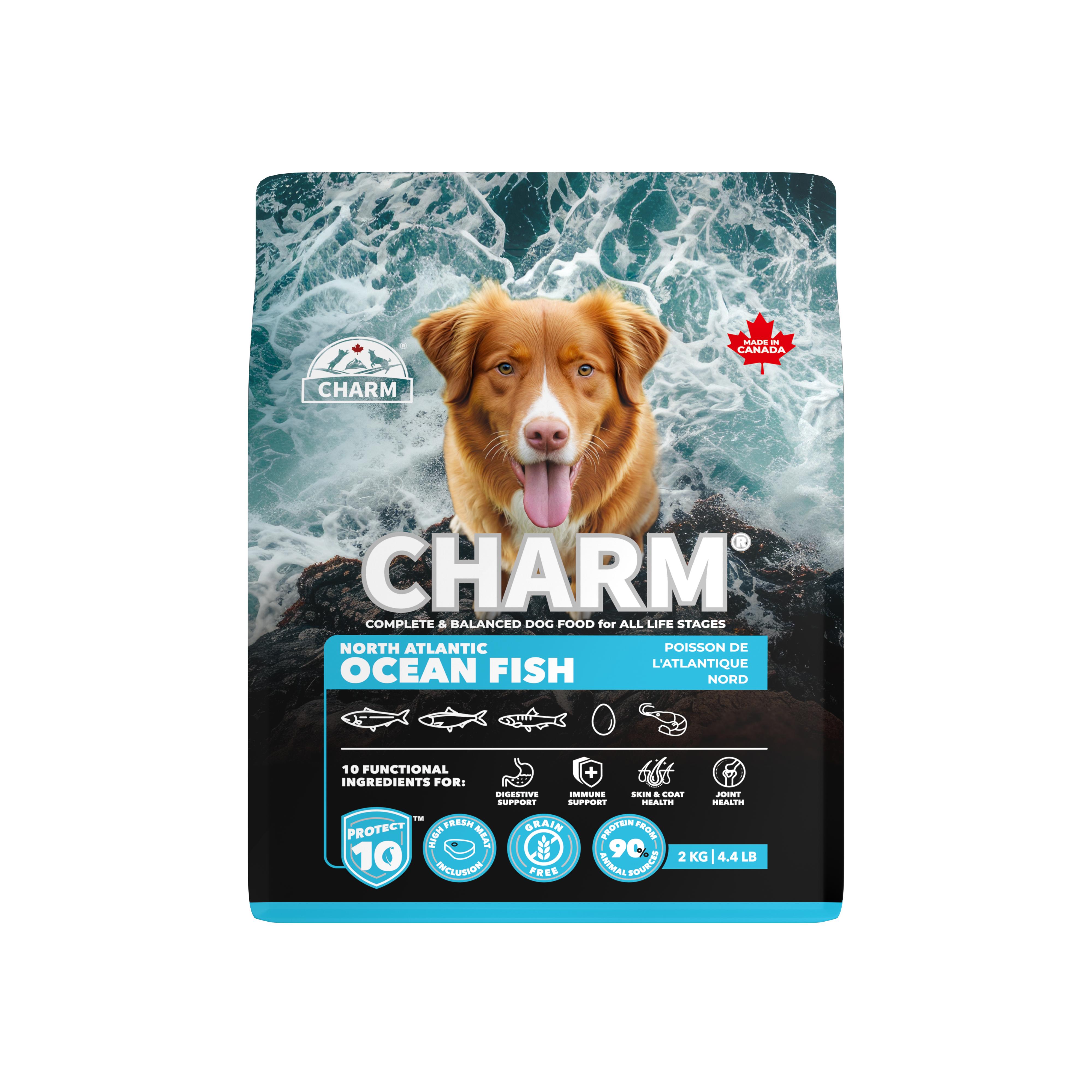 Charm Pet Food North Atlantic Ocean Fish Dry Dog Food, 2-kg