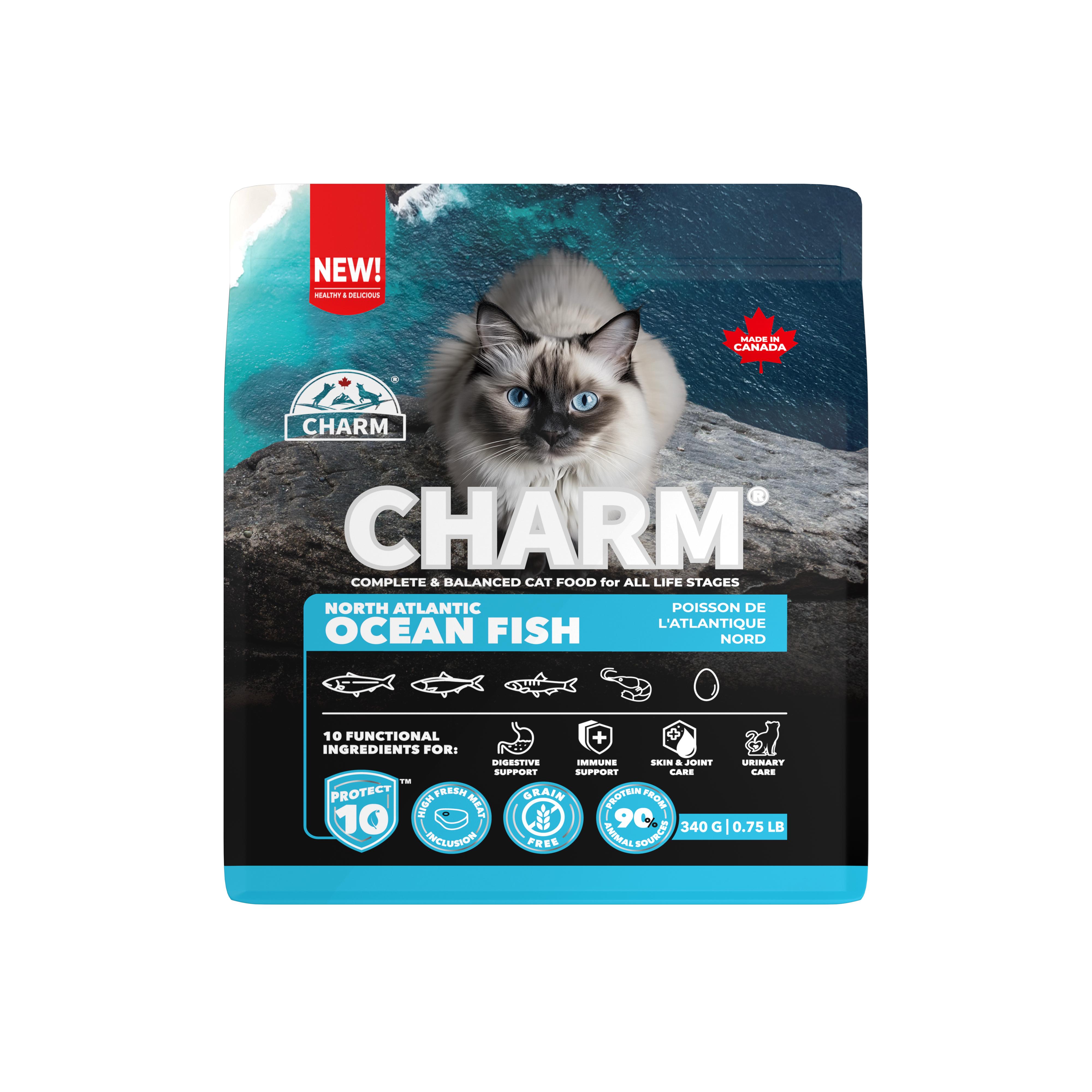 Charm Pet Food North Atlantic Ocean Fish Dry Cat Food
