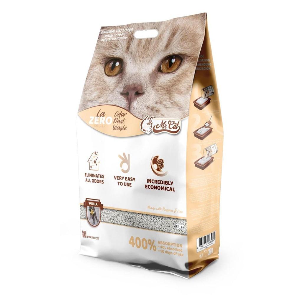 Mr Cat Vanilla Clay Cat Litter, 10-L|8-kg