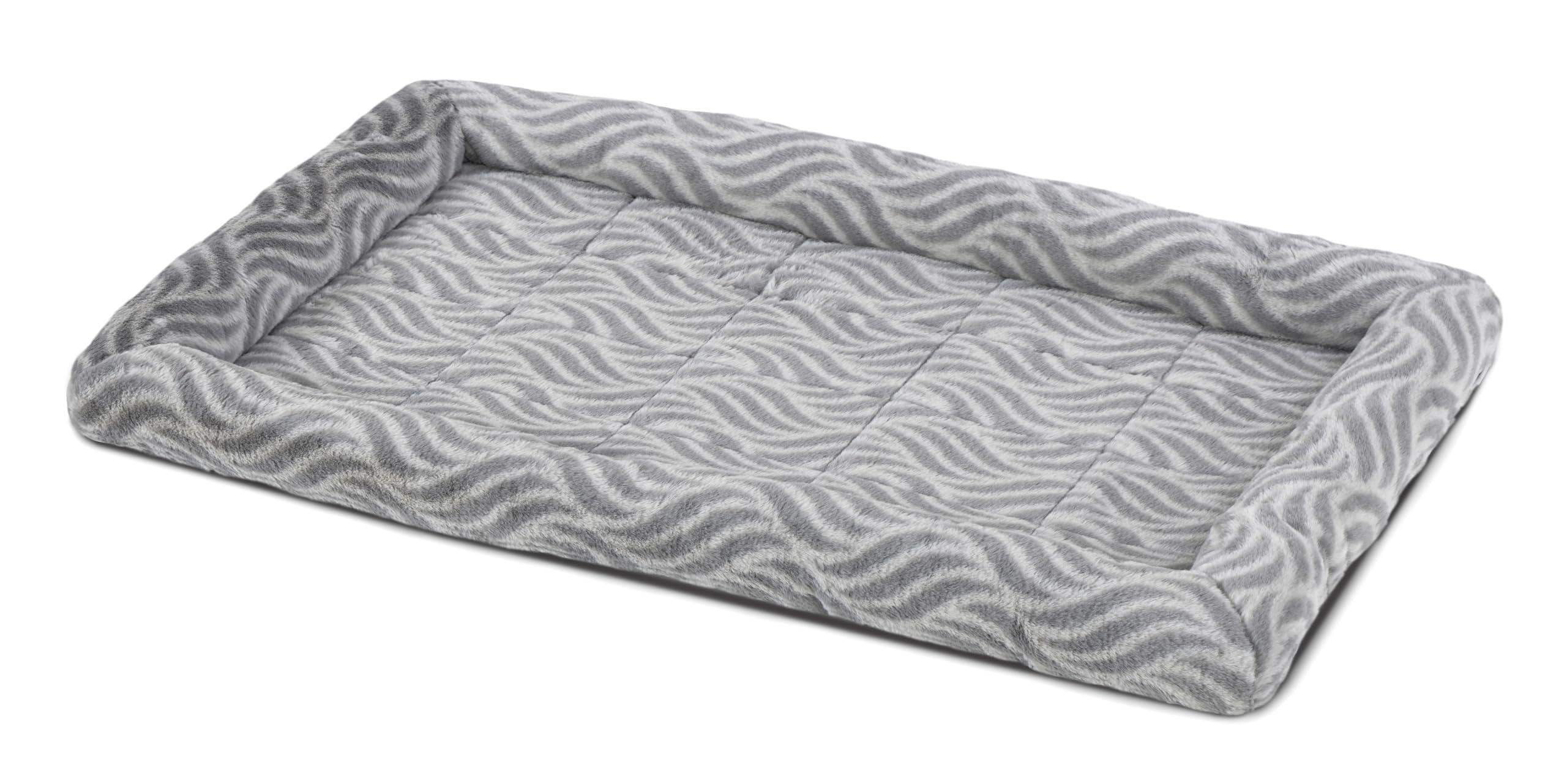 MidWest QuiteTime Deluxe Wave Pet Bed, Gray, 22-in
