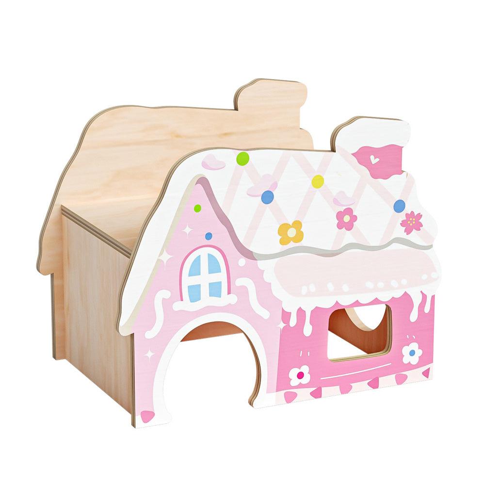 Mini & Moe Candy House Small Animal Toy, 19.9 x 13.2 x 16-cm