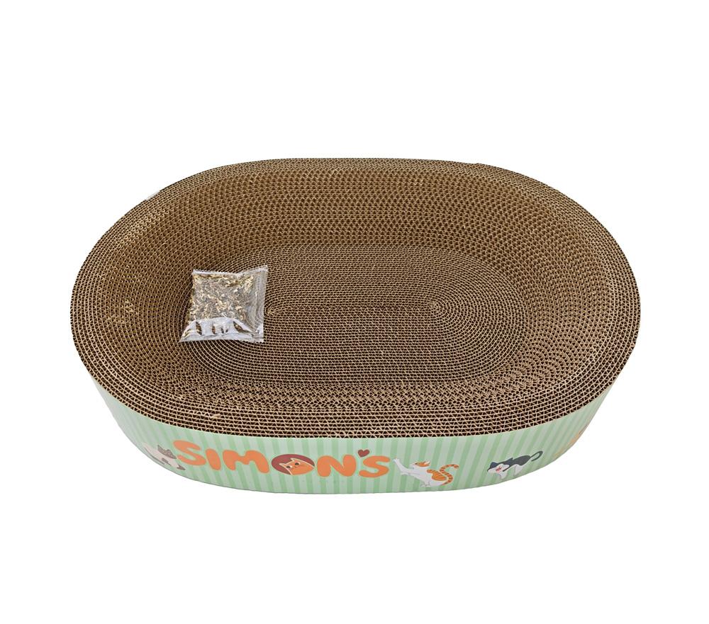 Simon's Oval Bed Cat Scratcher