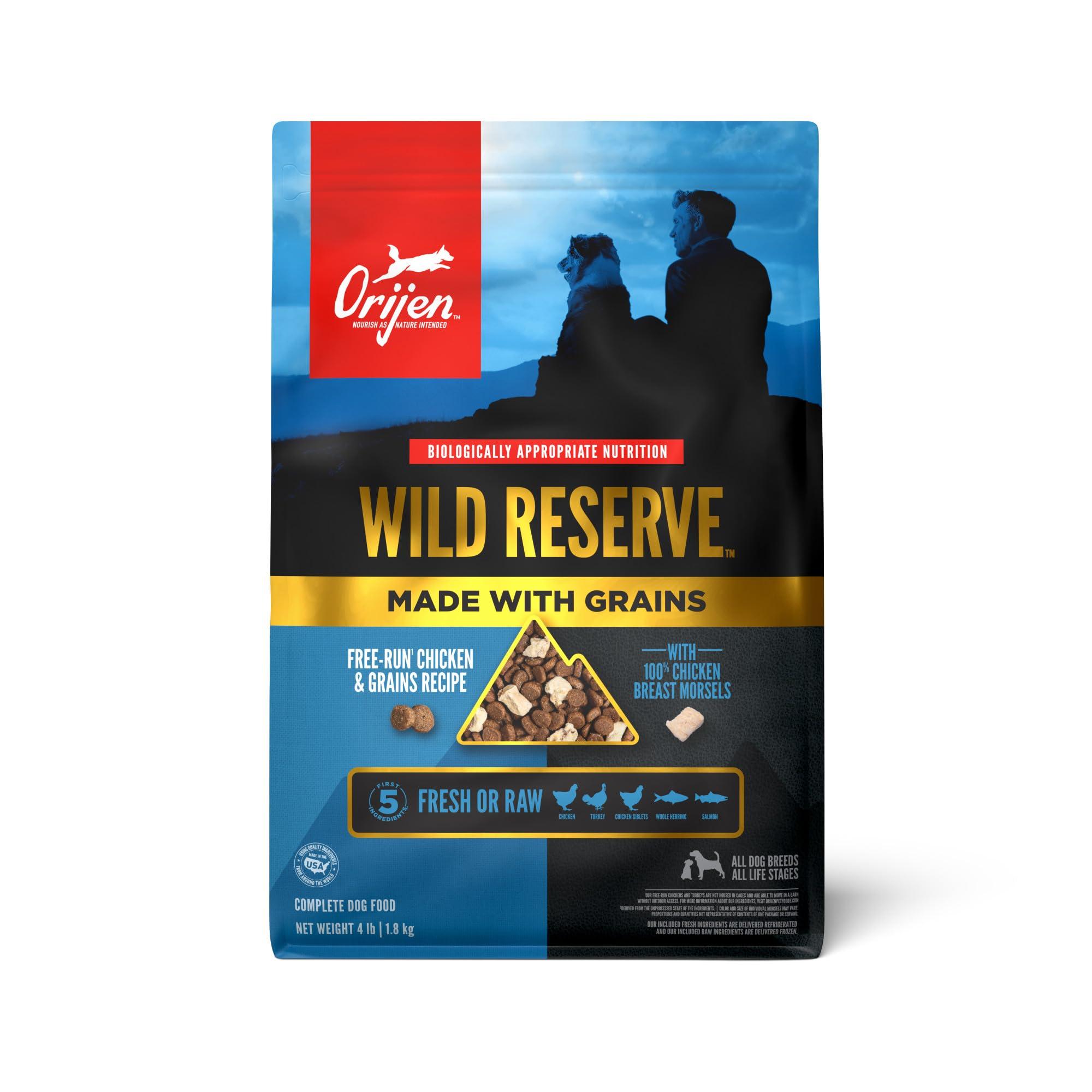 ORIJEN Wild Reserve Free-Run Chicken & Grains Dry Dog Food