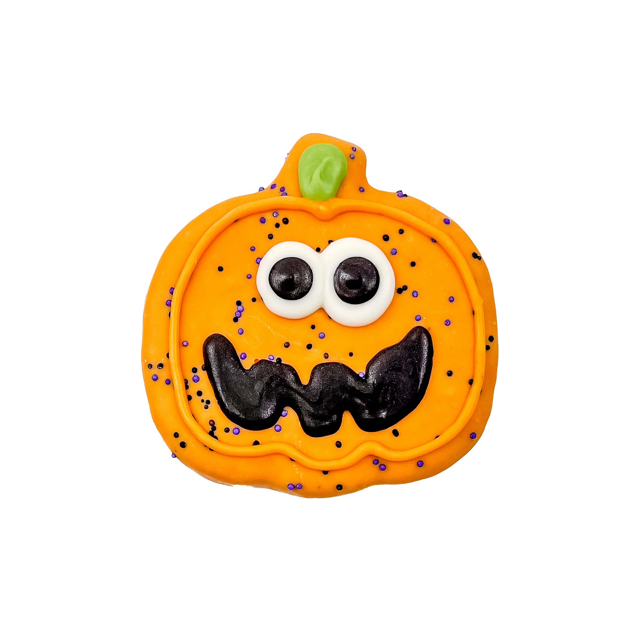 Bosco & Roxy's Halloween Sir Squash-a-Lot Dog Treats, 3.5-in