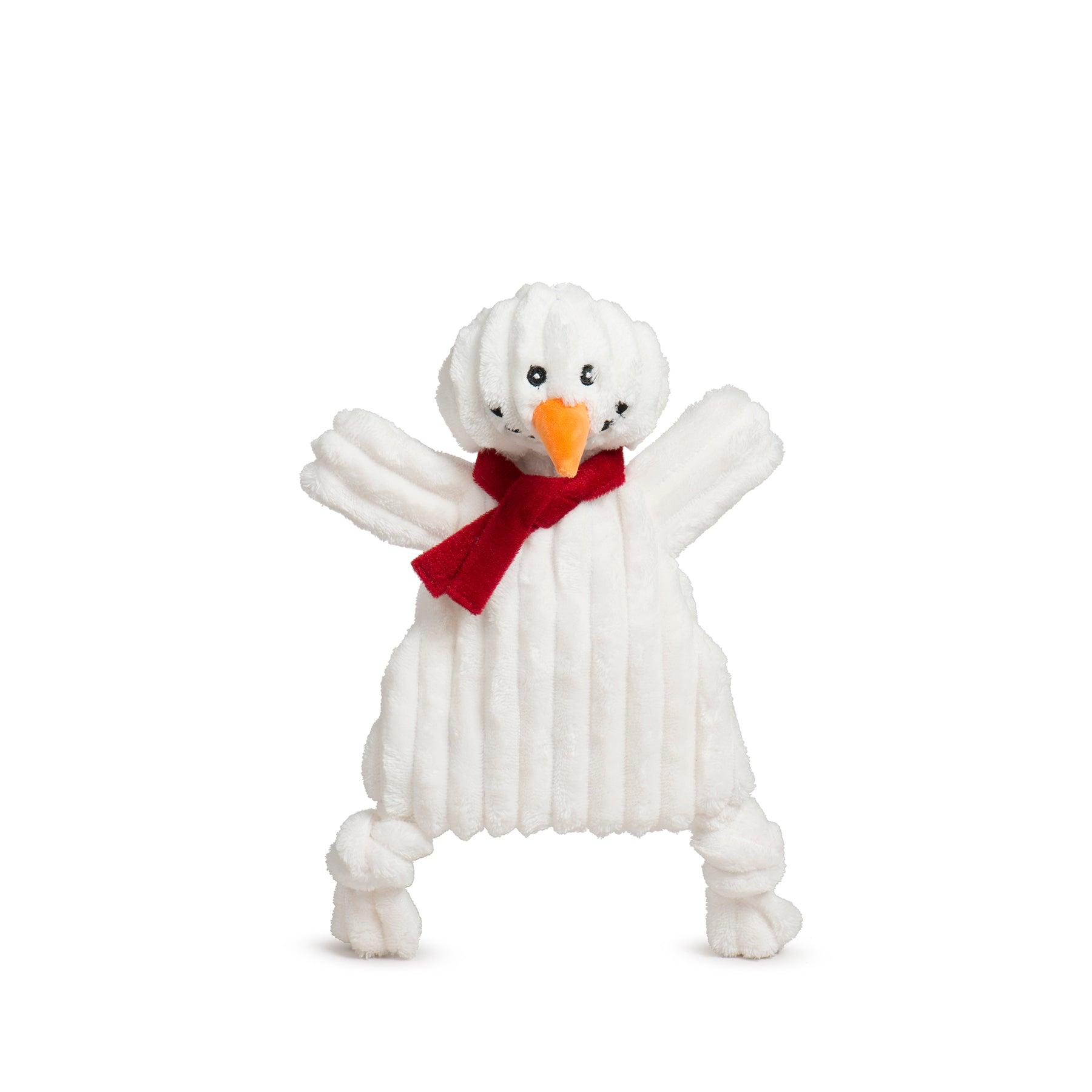 Hugglehounds HuggleFlatties Snowman Dog Toy
