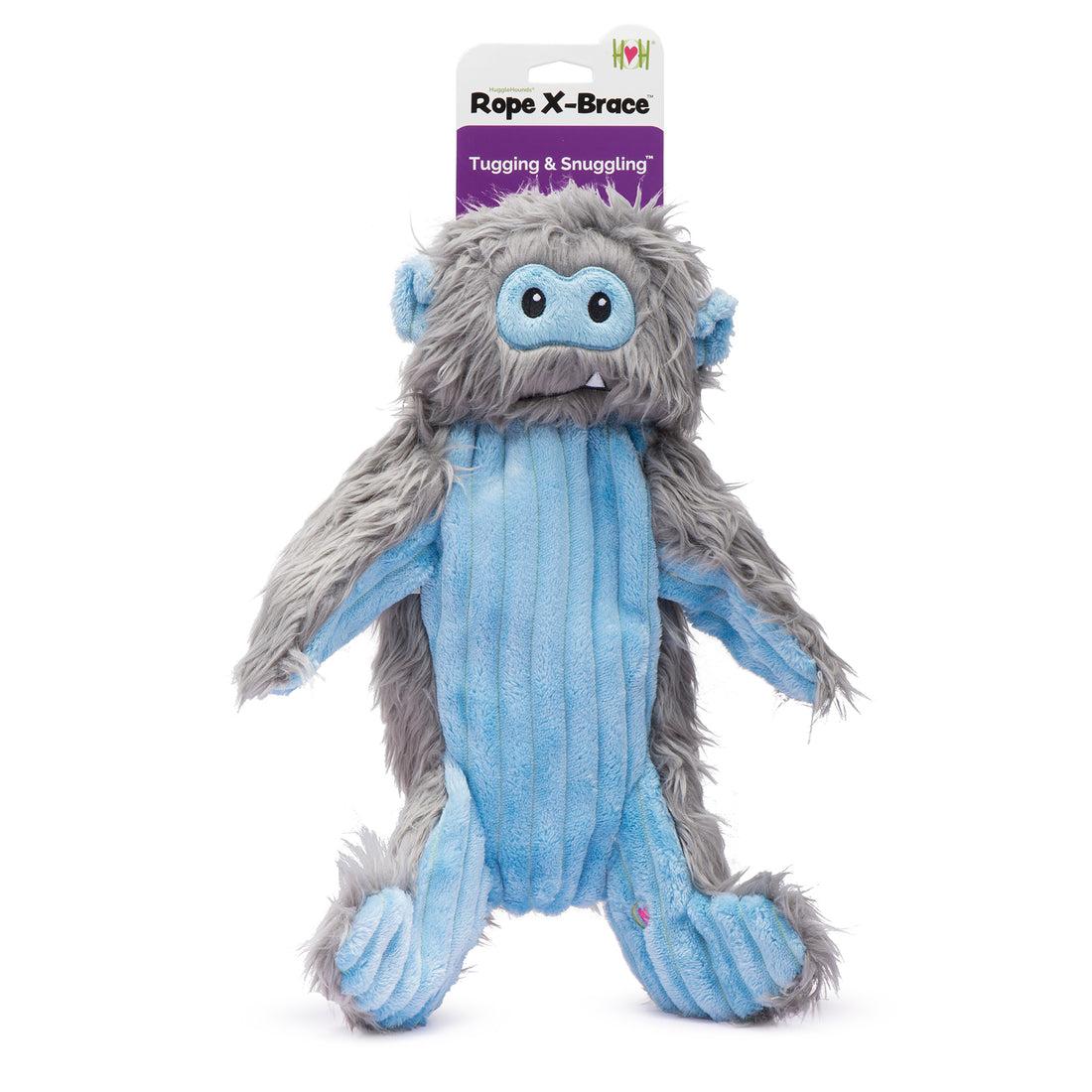 Hugglehounds Shining SnoBro Rope X-Brace Dog Toy, Large