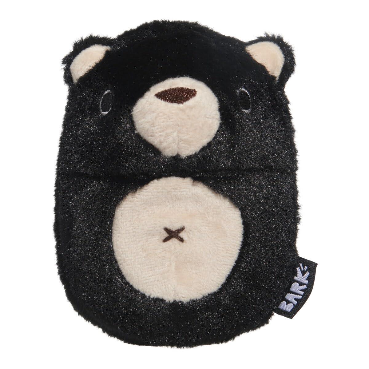 BarkShop Super Chewer Black Bear Bones Dog Toy, Medium/Large