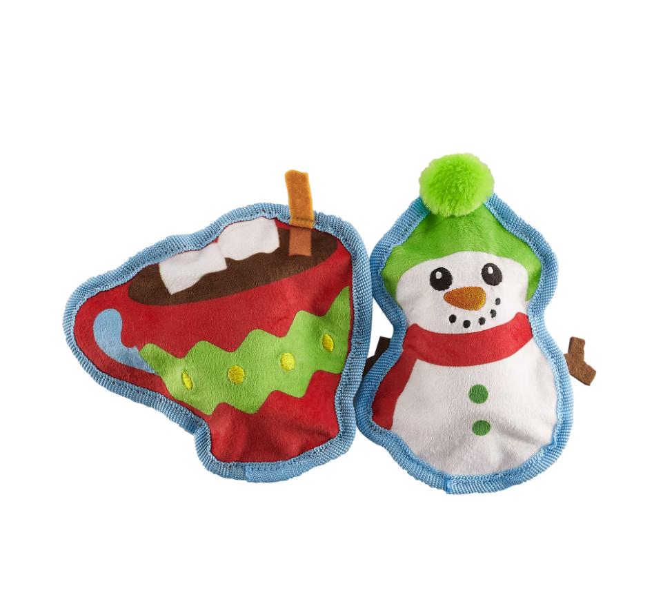 Outward Hound Durablez Cocoa/Snowman Dog Toy, X-Small