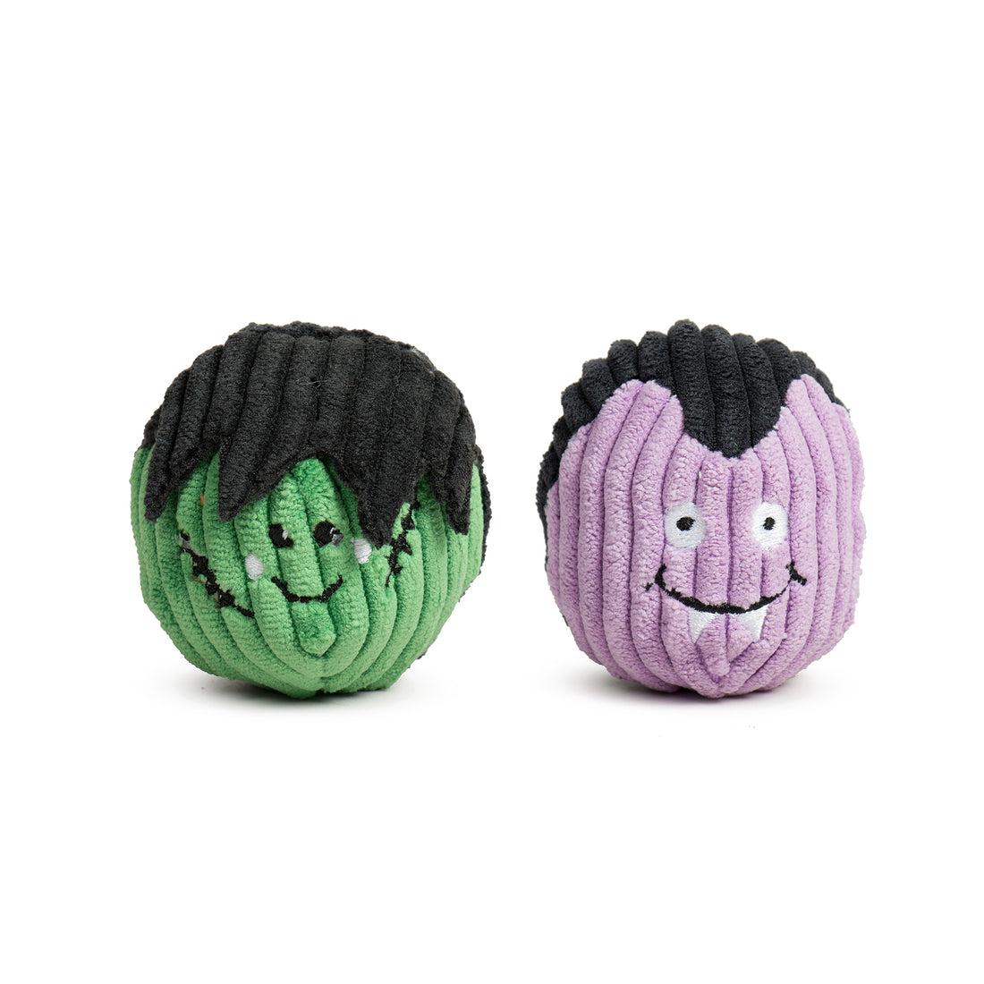 HuggleHounds HuggleKats Halloween Pals Monster Mash Cat Toy, 2-pk