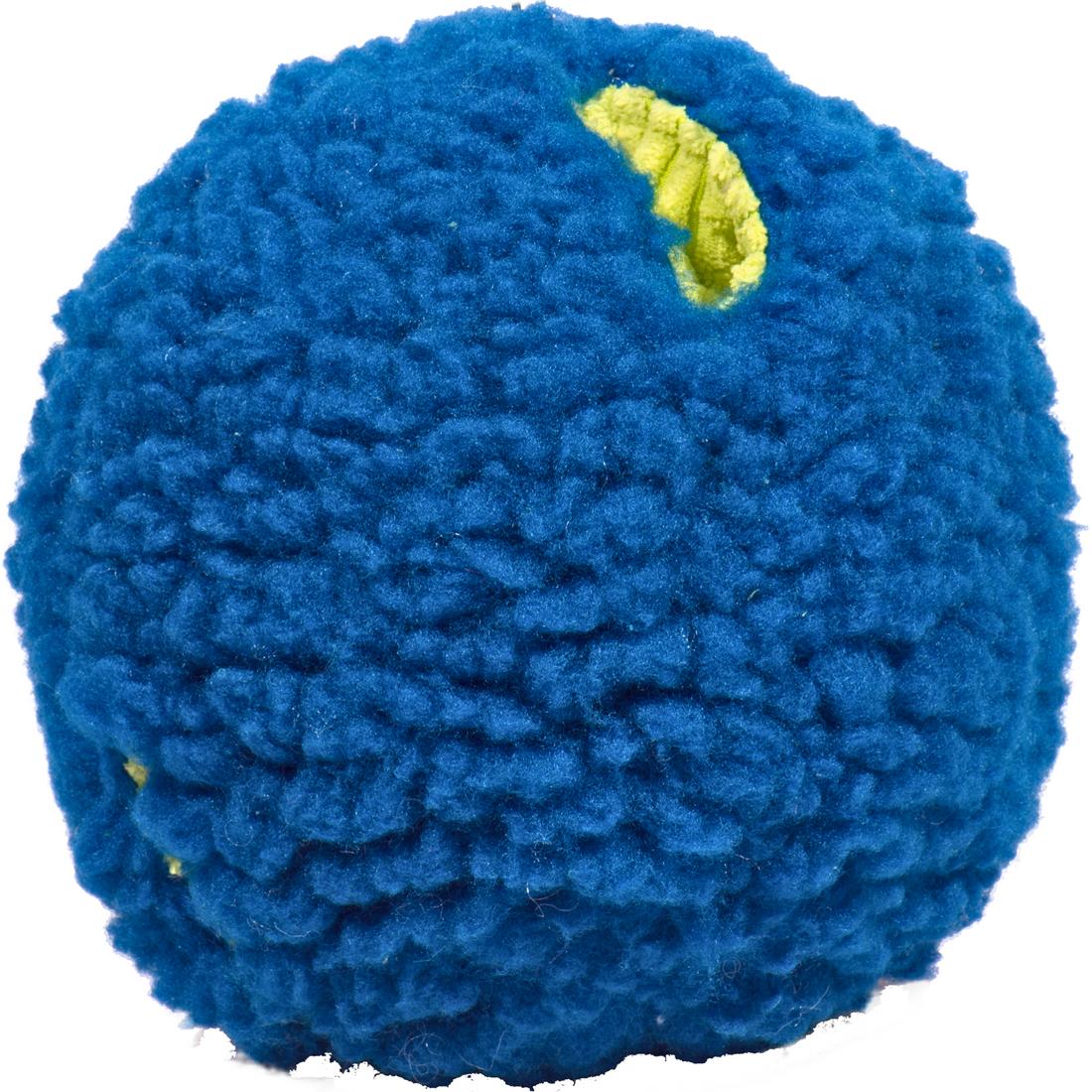 HuggleHounds HuggleSnuffles HuggleFleece Treat Trap Ball Dog Toy, Large