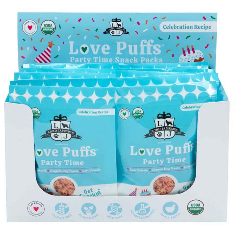 Lord Jameson Love Puffs Party Time Dog Treats, 0.4-oz