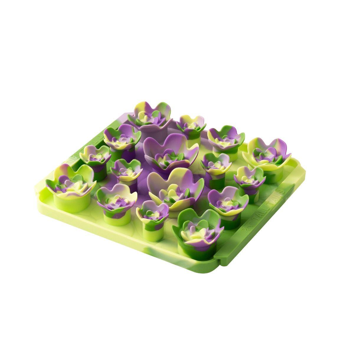 Tall Tails Foraging Mat Dog Slow Feeder, Succulent Garden, 8.5-in x 8-in