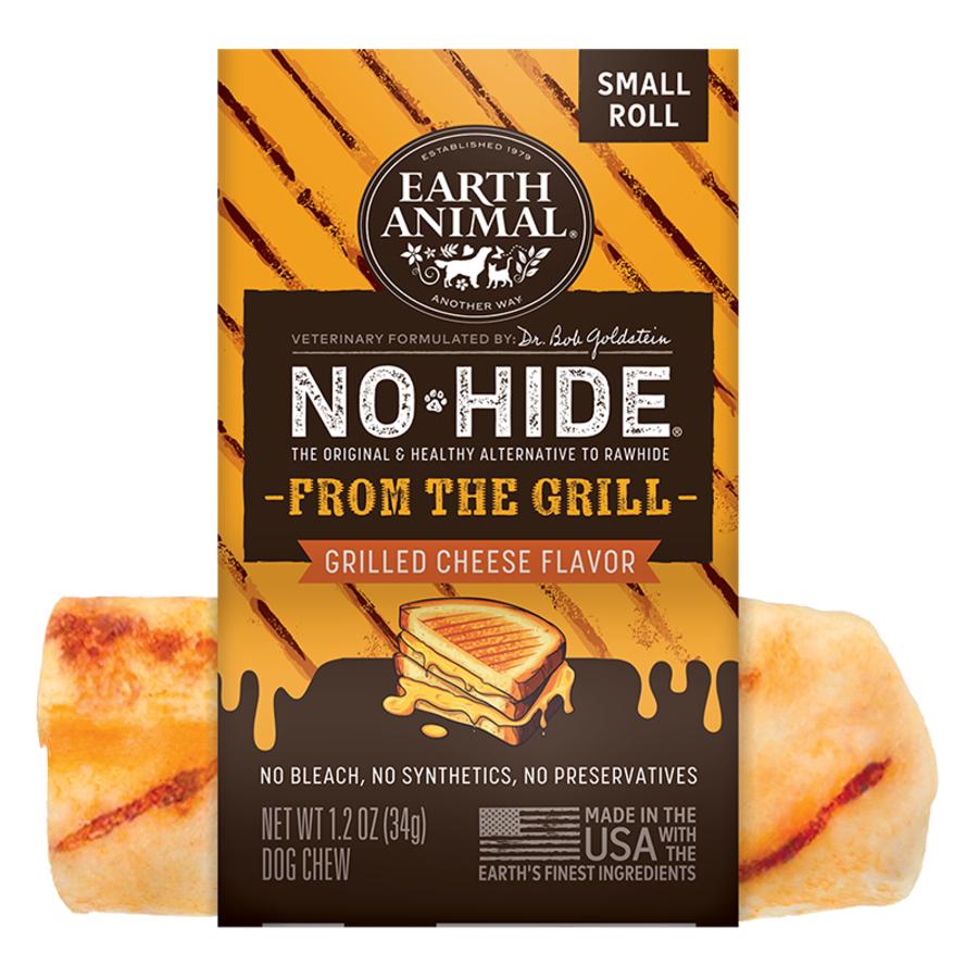 Earth Animal No-Hide From the Grill Grilled Cheese Rolls Dog Treats, Small, 1-count
