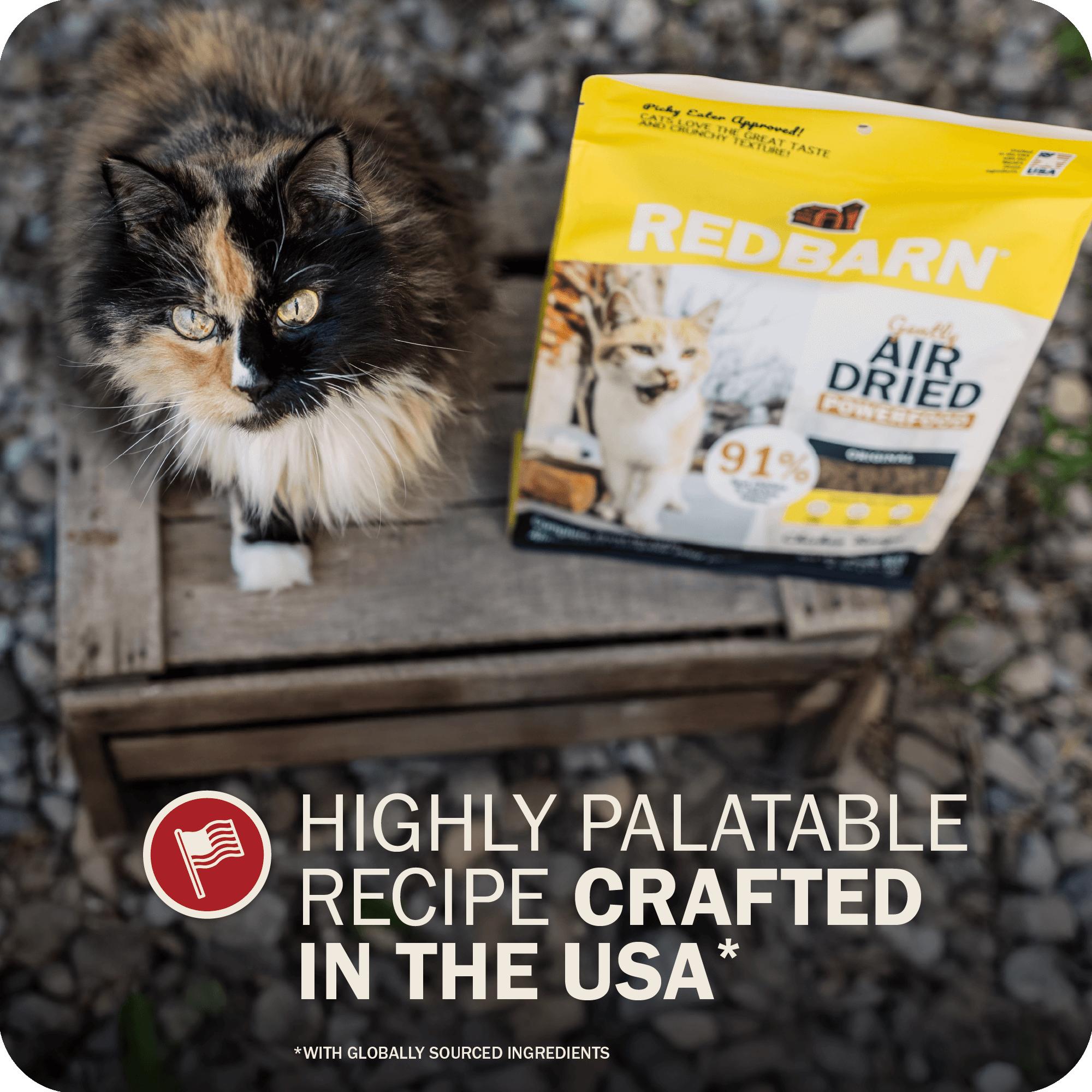 Redbarn Powerfood Chicken Gently Air-Dried Cat Food, 2-lb