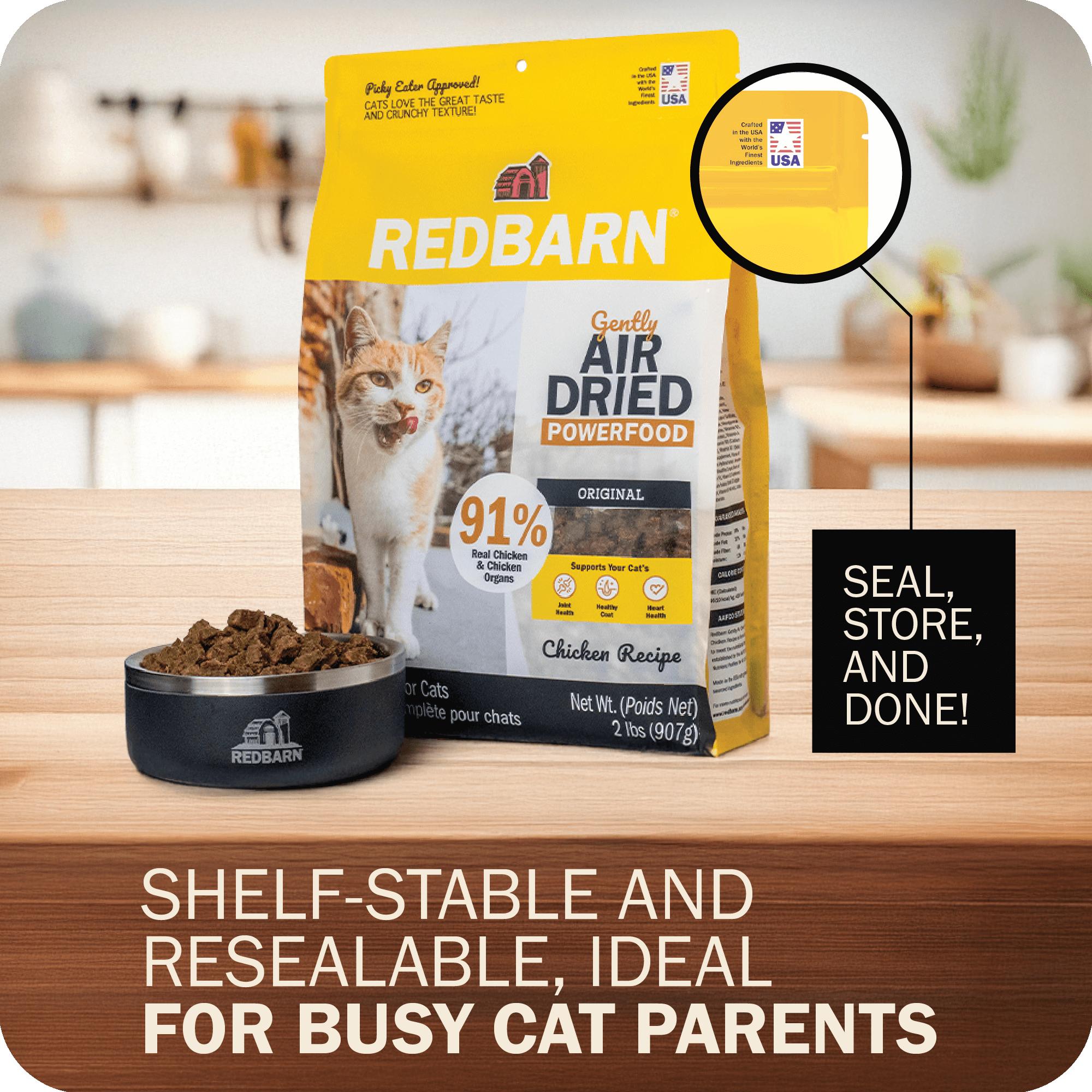 Redbarn Powerfood Chicken Gently Air-Dried Cat Food, 2-lb