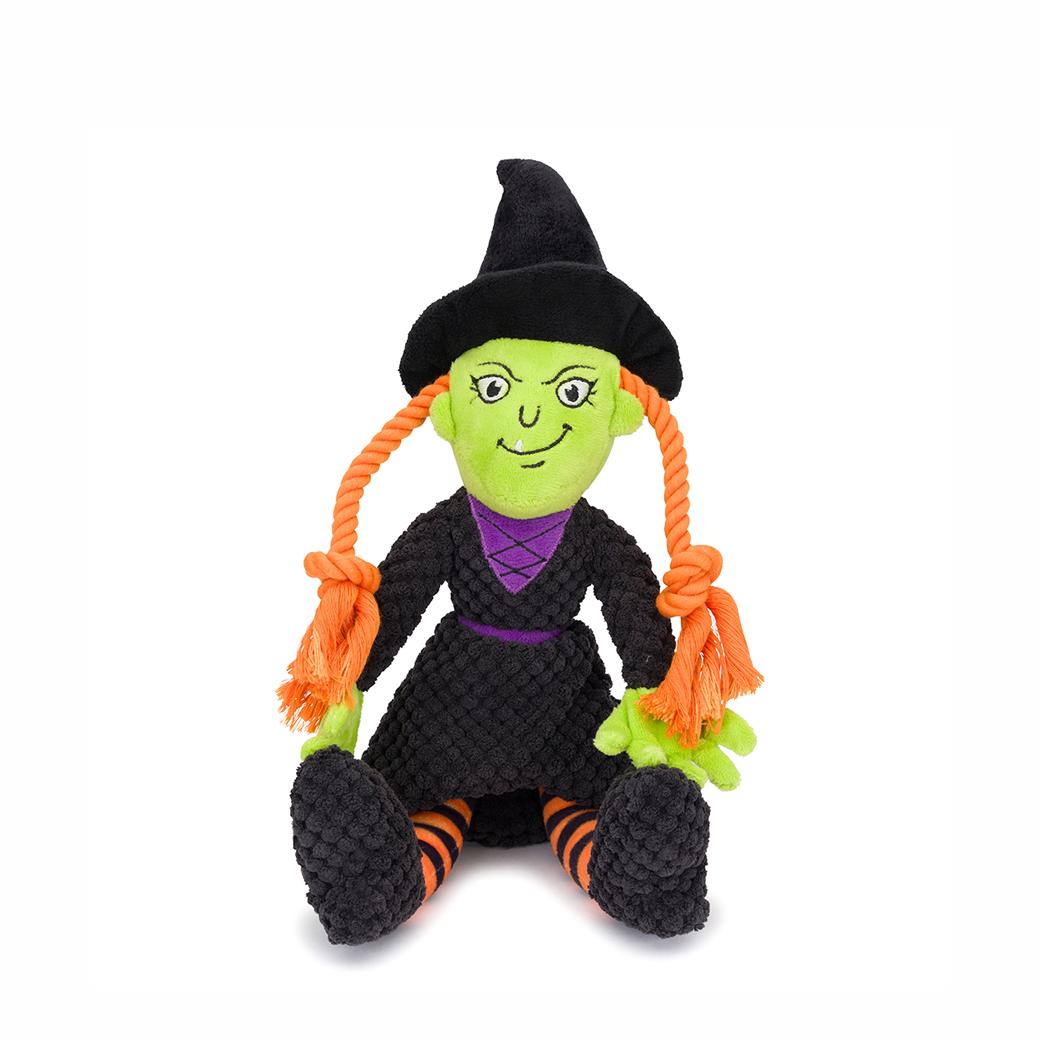 fabdog Floppy Witch Dog Toy, Small