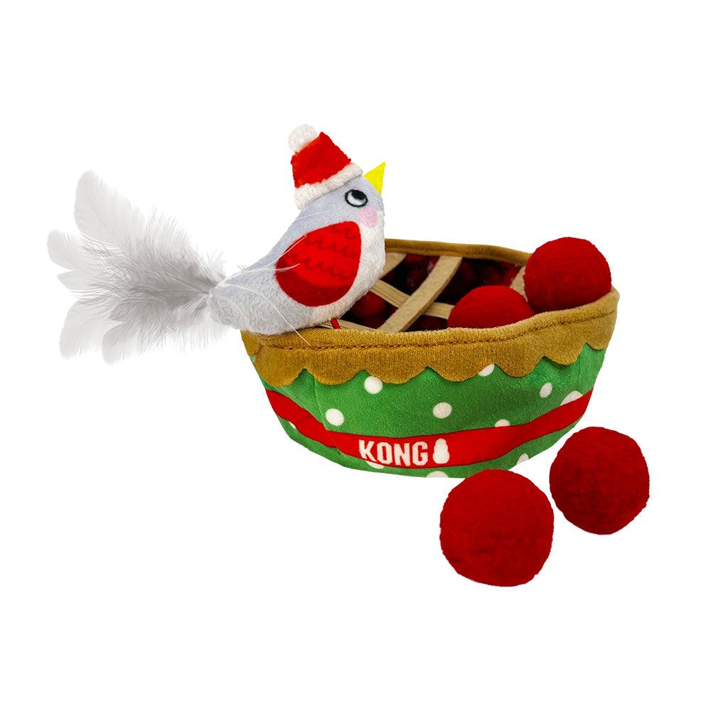 KONG Holiday Snuzzles Mouse Cat Toy, Assorted
