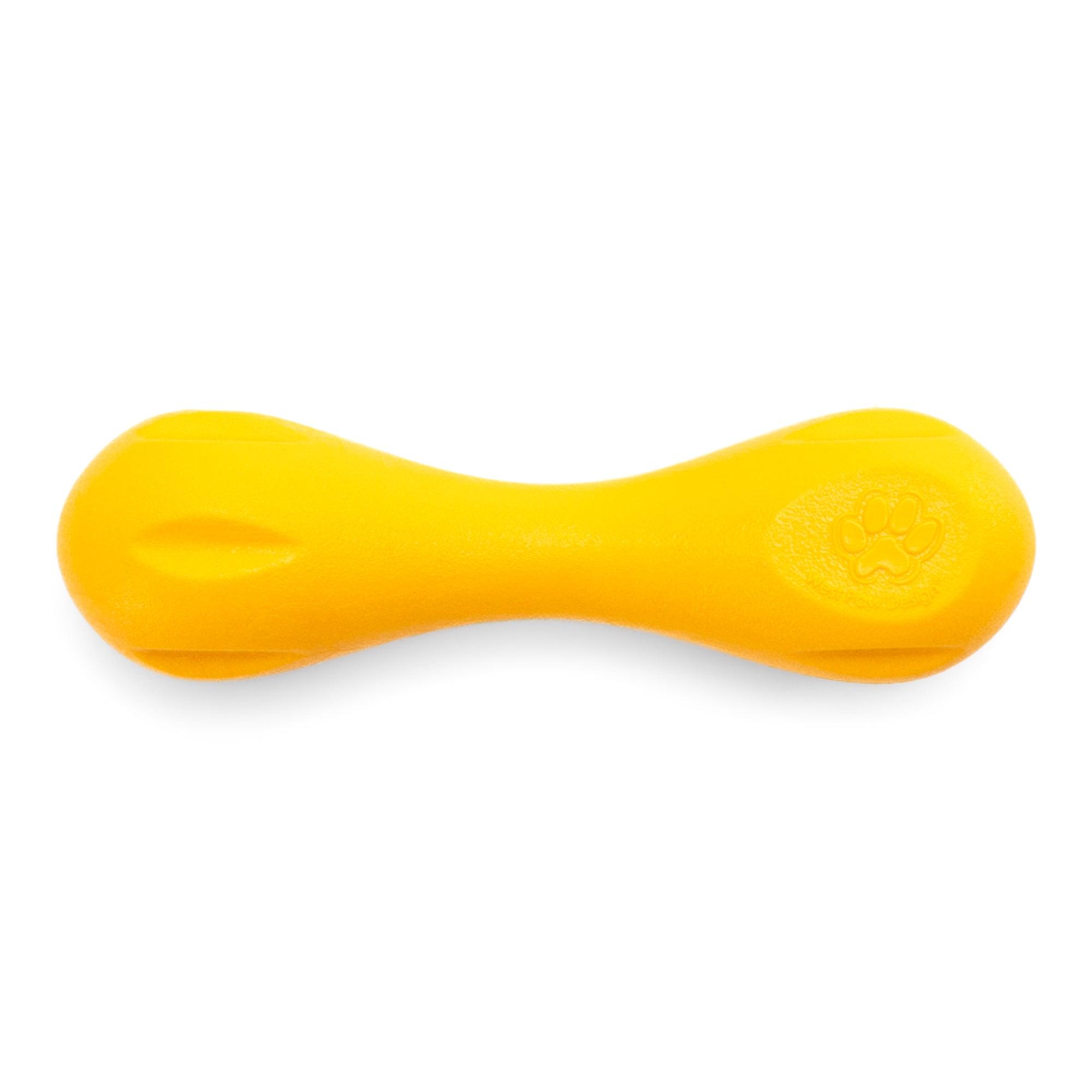 West Paw Zogoflex Hurley Dog Toy, Sunflower, X-Small