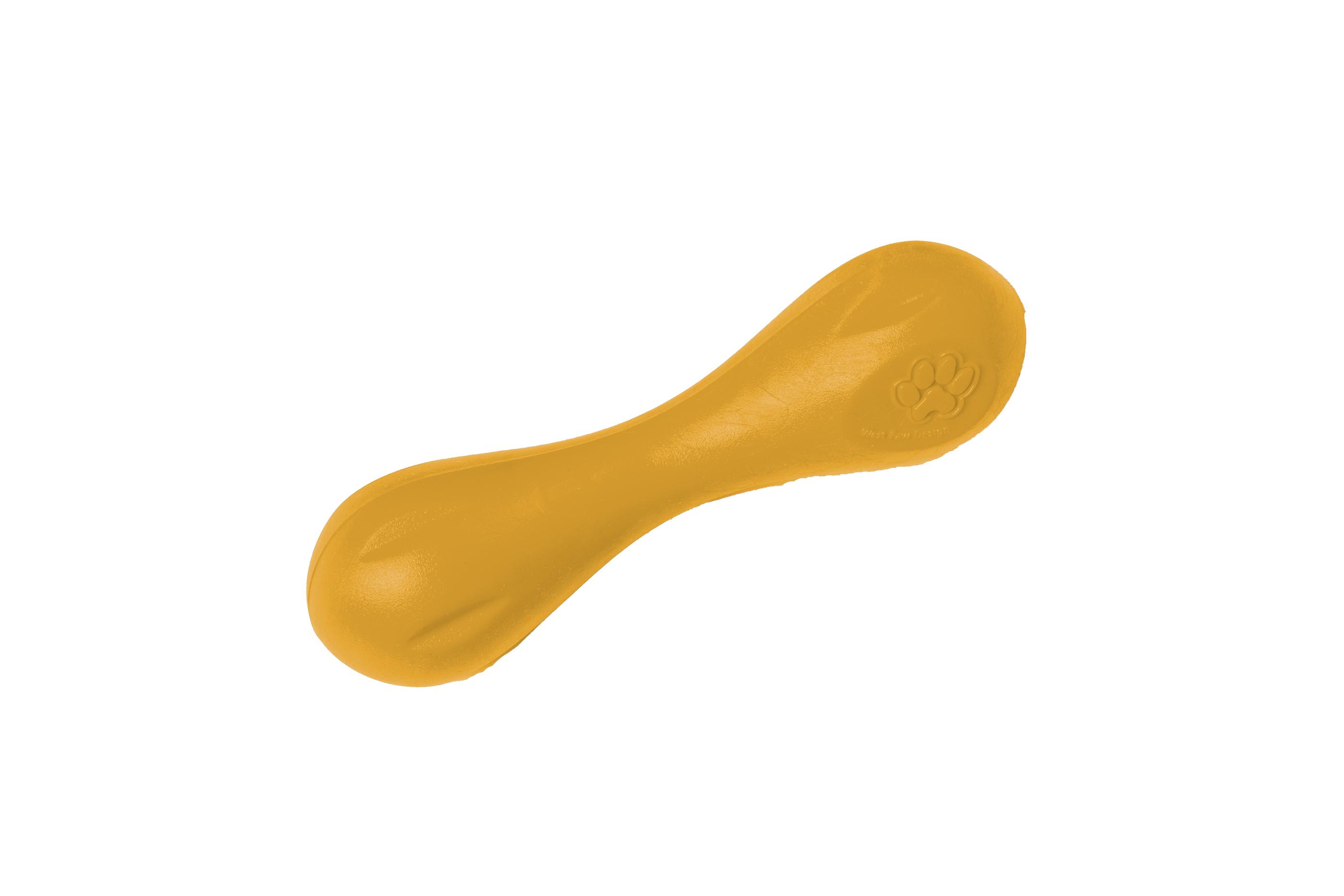 West Paw Zogoflex Hurley Dog Toy, Sunflower, Small