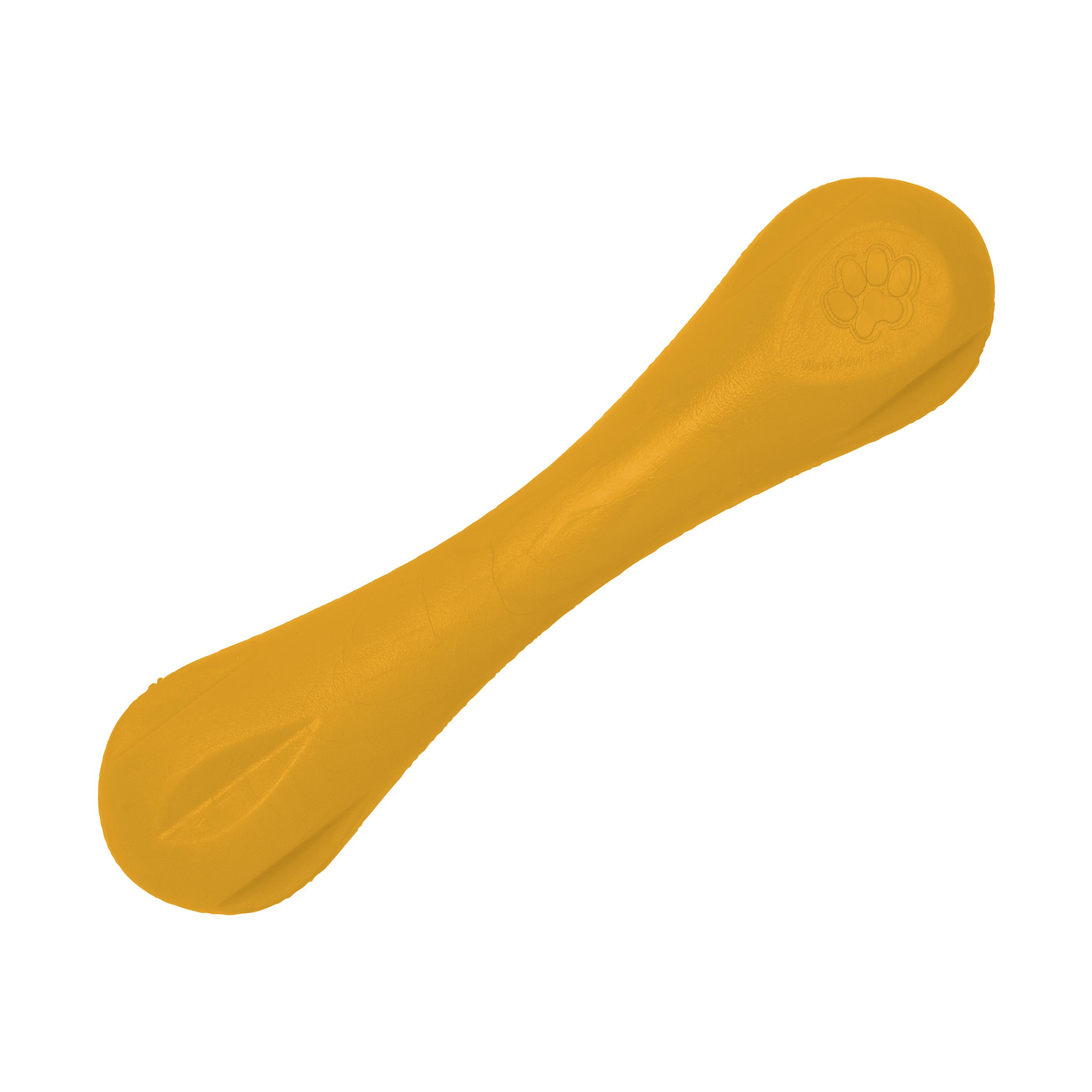 West Paw Zogoflex Hurley Dog Toy, Sunflower, Large