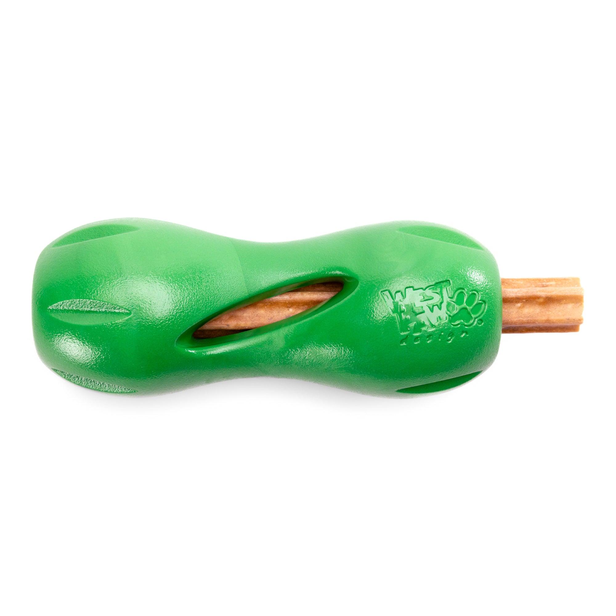 West Paw Holiday Zogoflex Qwizl Dog Toy, Clover