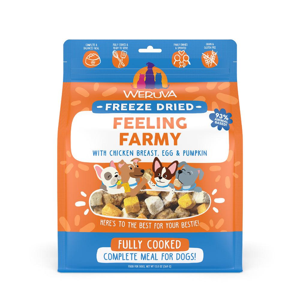 Weruva Feeling Farmy Freeze-Dried Dog Food, 13-oz