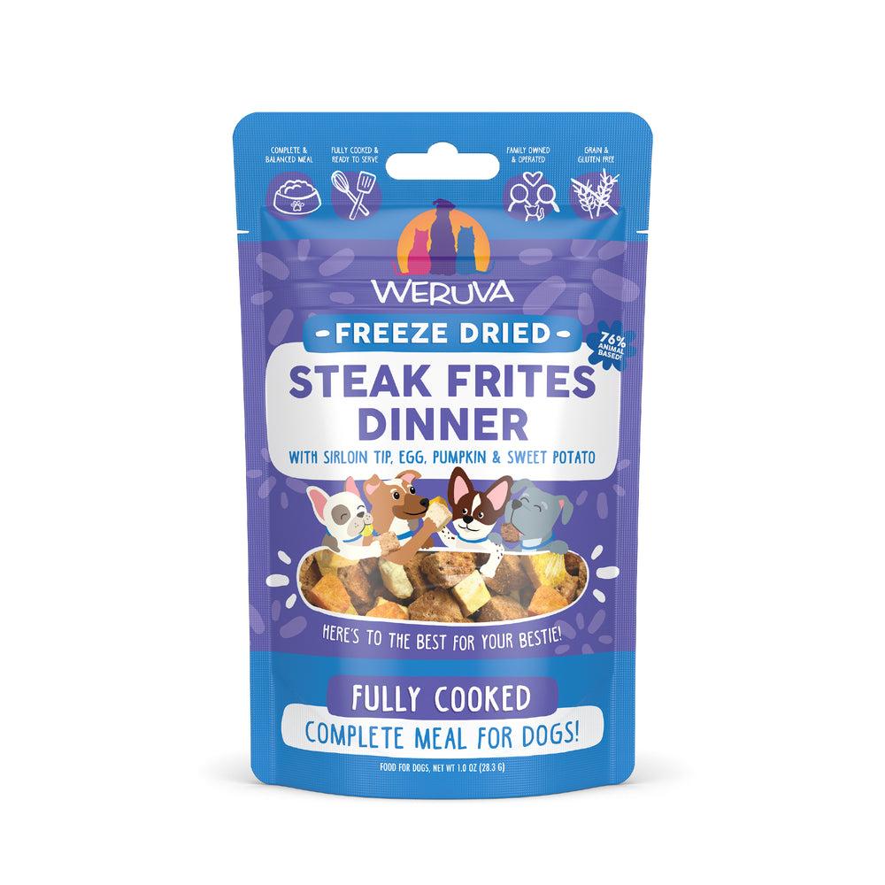 Weruva Steak Frites Dinner Freeze-Dried Dog Food