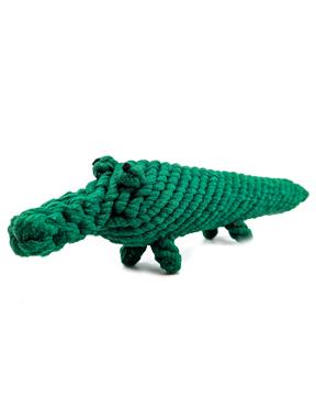 Wild Meadow Farms Plushland Wild Cotton Alligator Dog Toy
