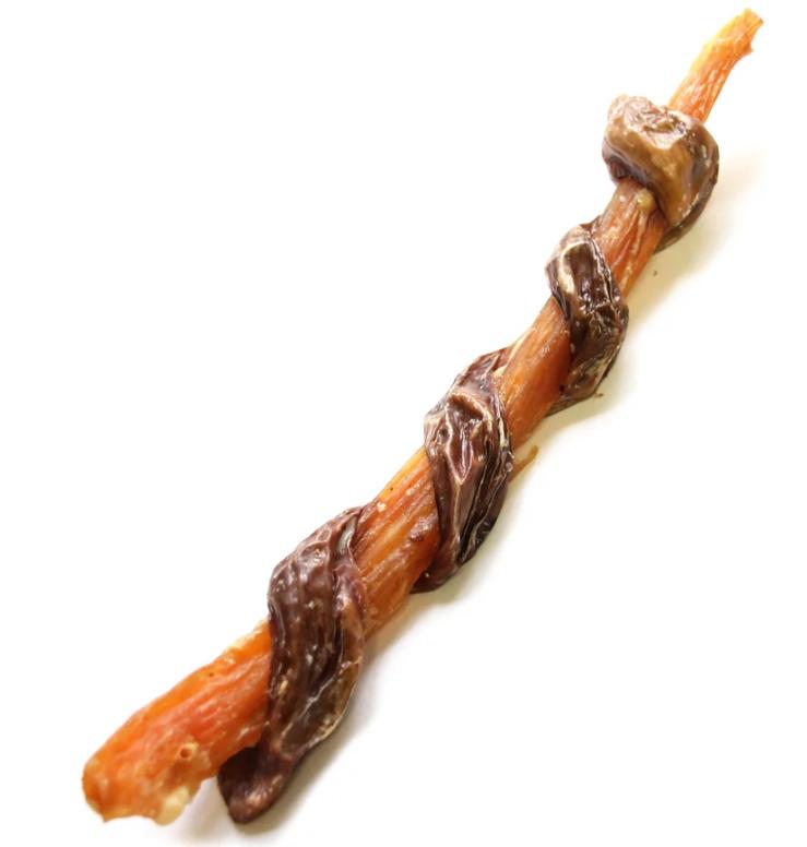 Earthwise Reserve Beef Combo Strap Dog Treats, 9-12-in, 1-count