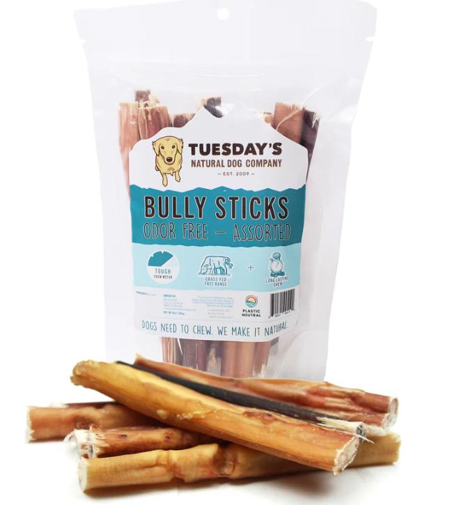 Earthwise Reserve Bully Stick Dog Treats, 6-in, 8-oz