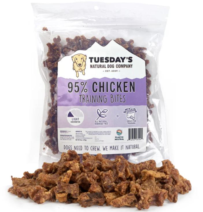 Earthwise Reserve Chicken Training Bites Dog Treats, 6-oz